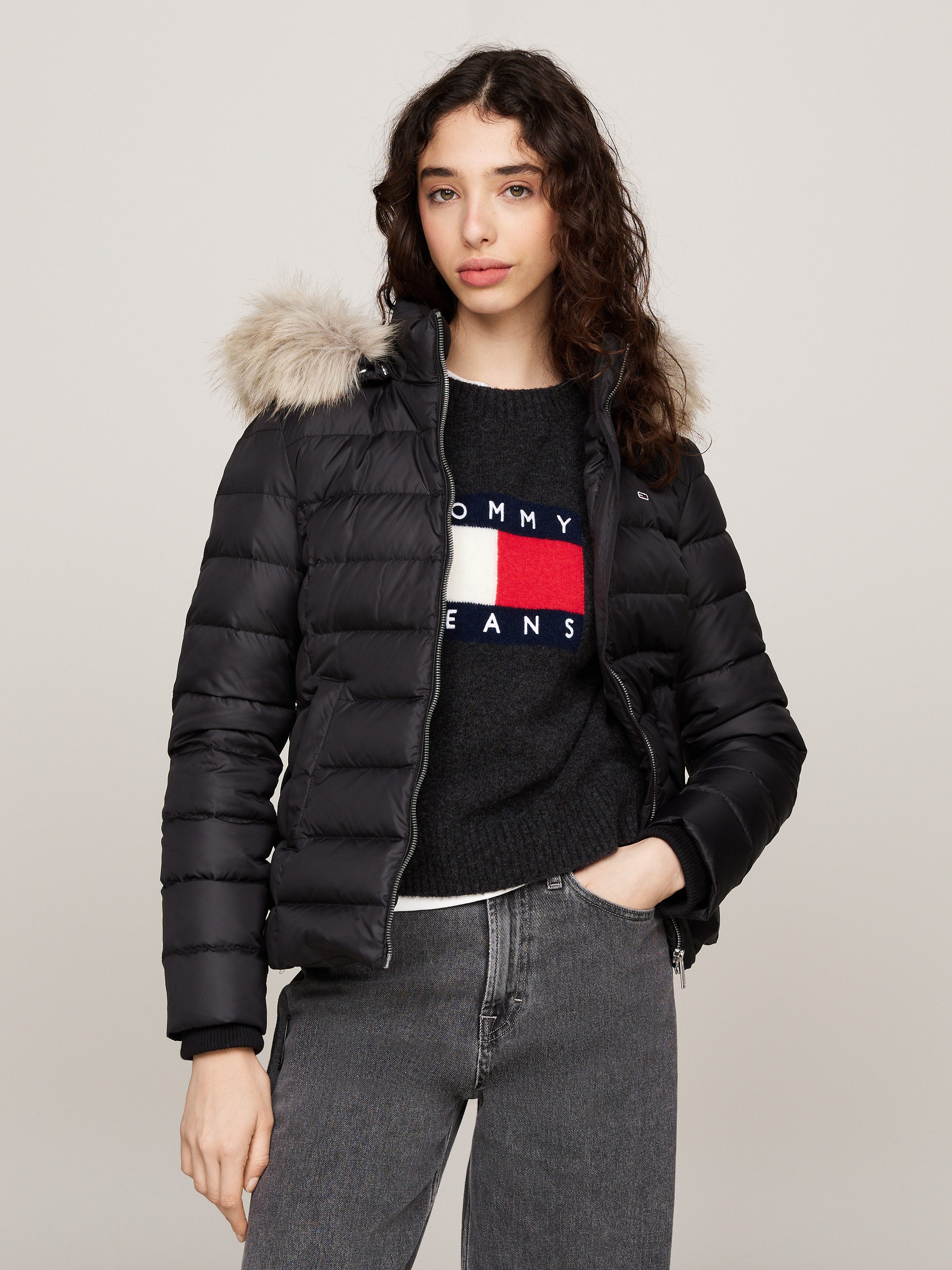 Steppjacke TJW BASIC HOODED DOWN JACKET EXT