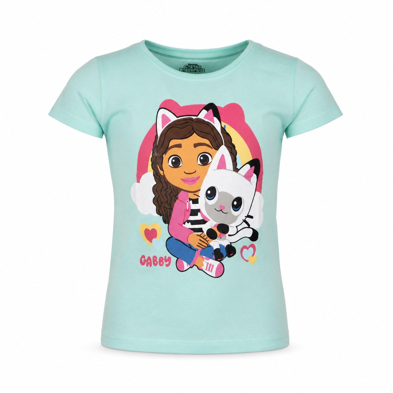 Gabby's Dollhouse Print-Shirt Gabbys Dollhouse Mädchen Kinder T-Shirt Shirt 100% Baumwolle 100% Baumwolle, Gr. 92 bis 128