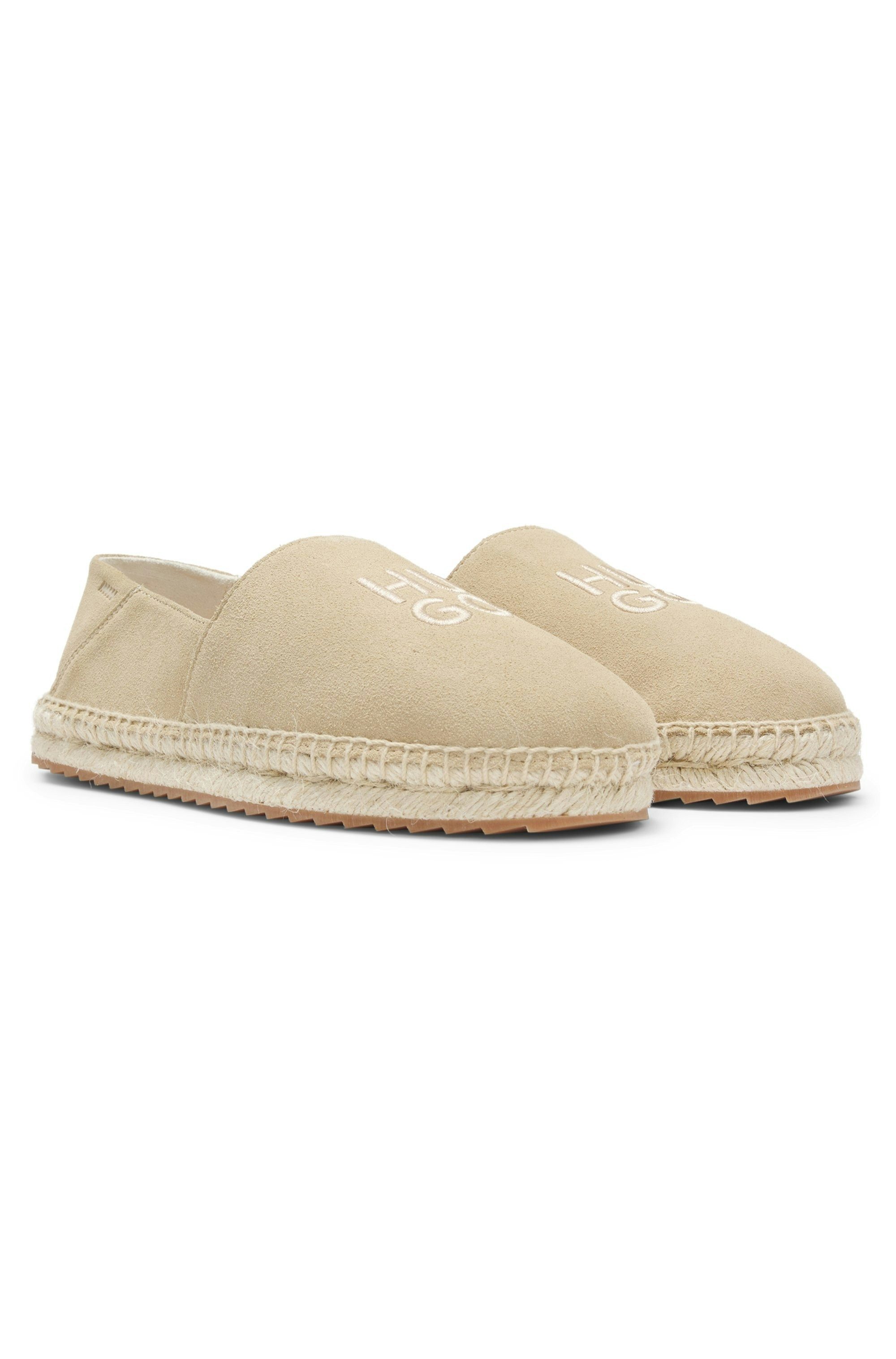 HUGO Slipper Sommerschuh, Schlupfschuh, Espadrilles im Mokassin-Style