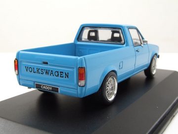 Solido Modellauto VW Caddy Pick Up 1990 blau Modellauto 1:43 Solido, Maßstab 1:43