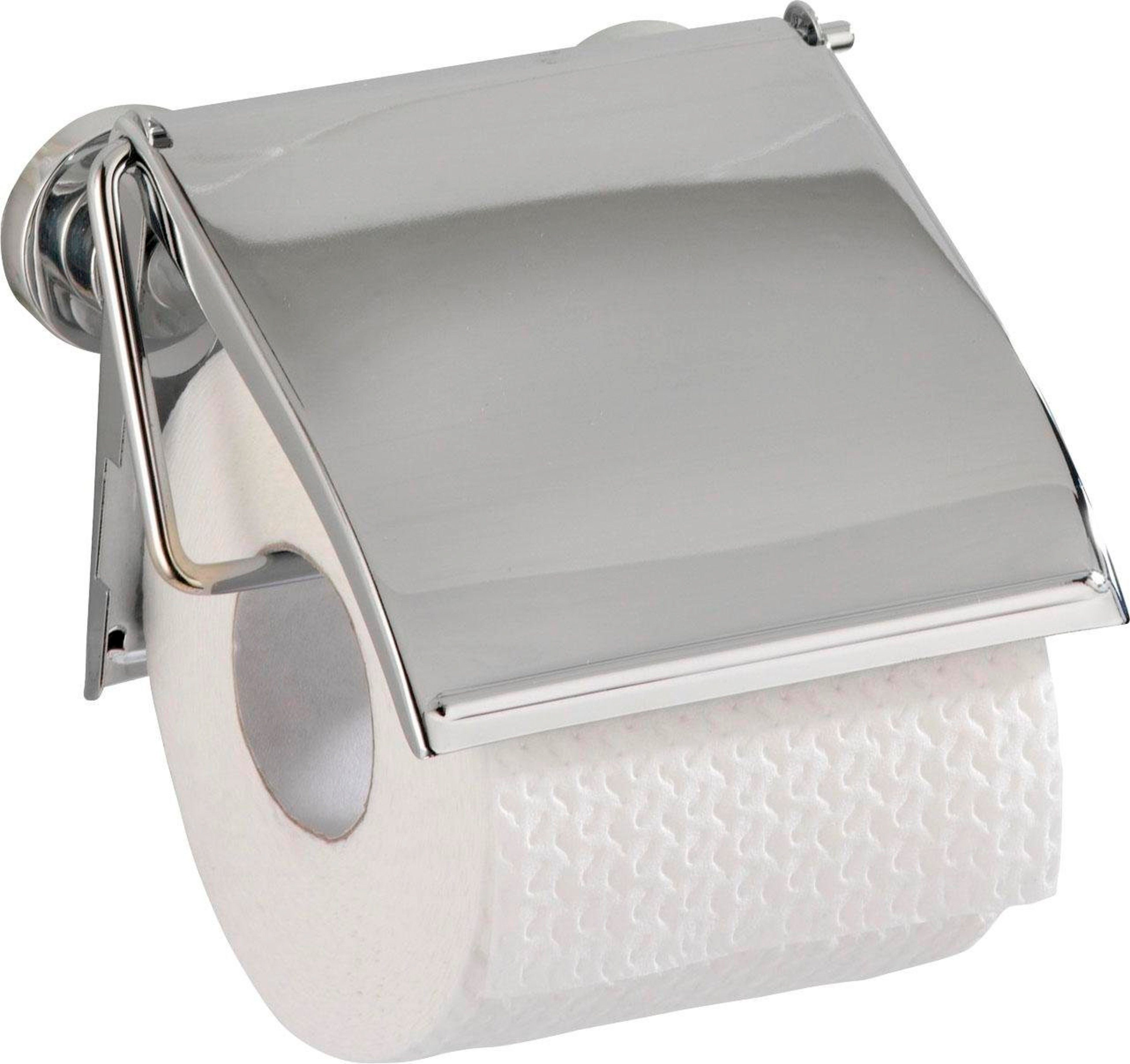 WENKO Toilettenpapierhalter Ersatzrollenhalter WC Klo Papier Halter Power-Loc