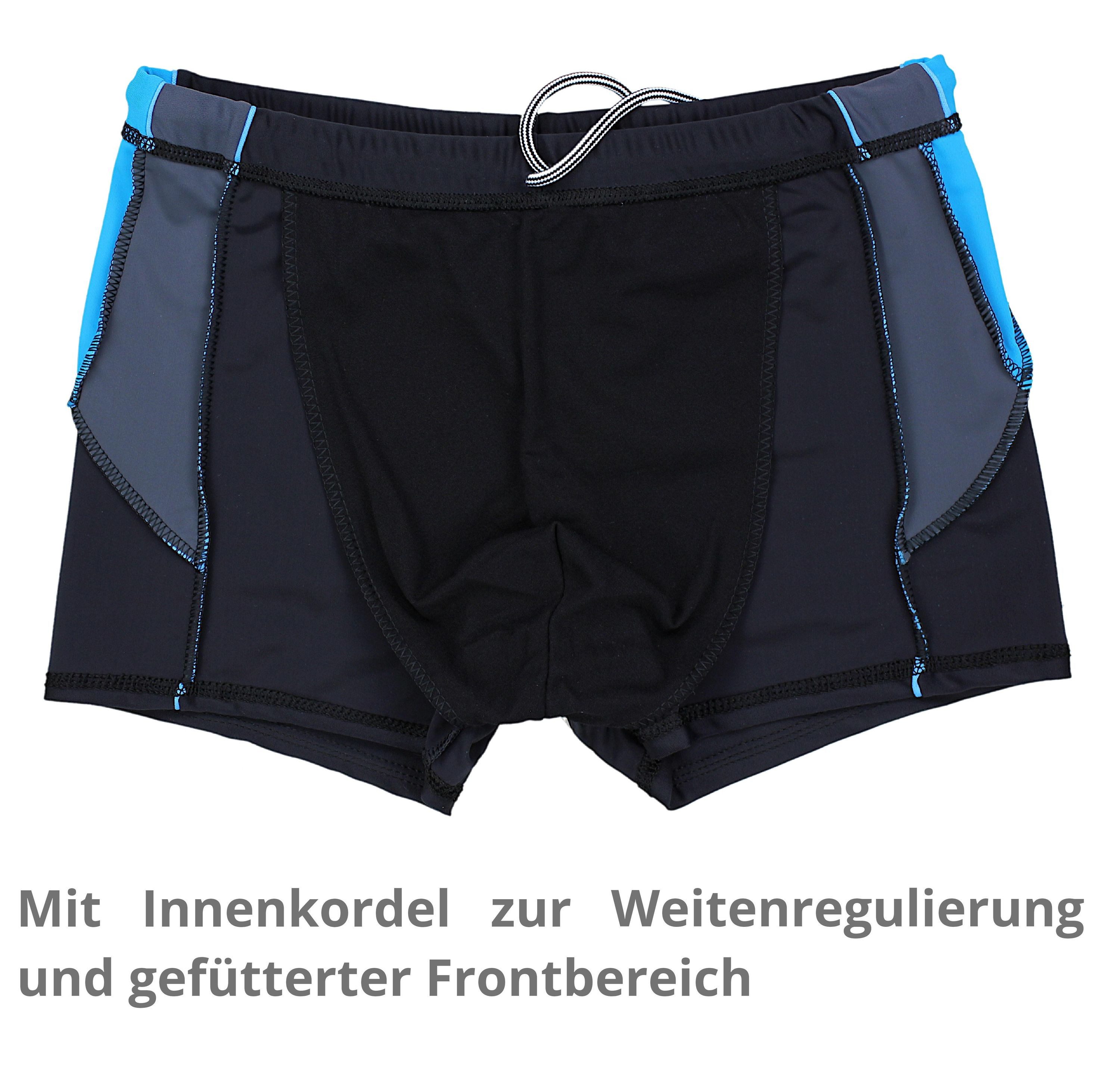 Aquarti Badehose Aquarti Herren Badehose Kurz mit Kontrastpaspel – Bild 5 von 5