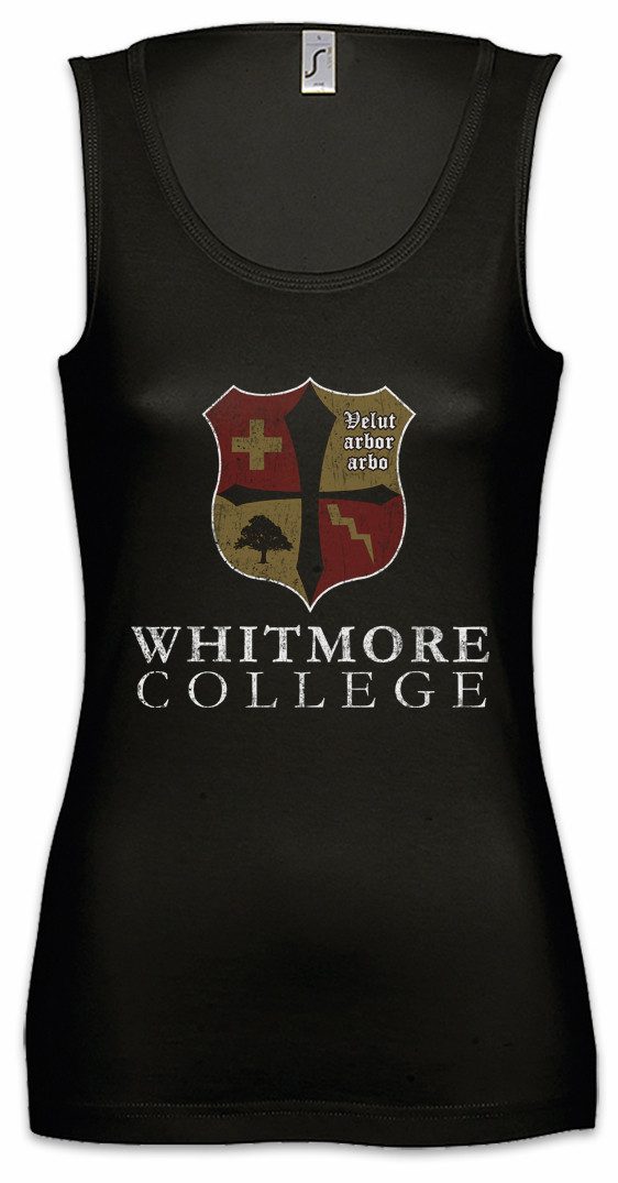 Tanktop Whitmore College Ärmelloses Damen T-Shirt Vampire Vampir Blood Schule