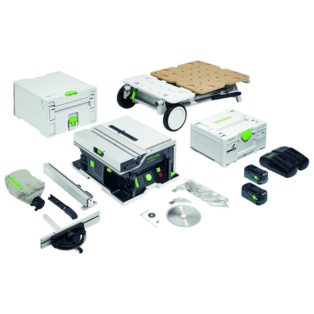 FESTOOL Tischkreissäge Akku-Tischkreissäge CSC SYS 50 EBI-Set