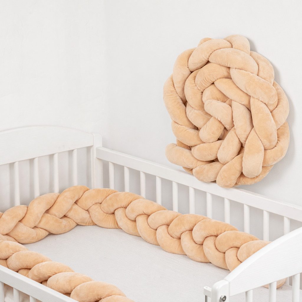 Totsy Baby Bettnestchen Bettnestchen - Bettschlange - Bettumrandung fürs Babybett