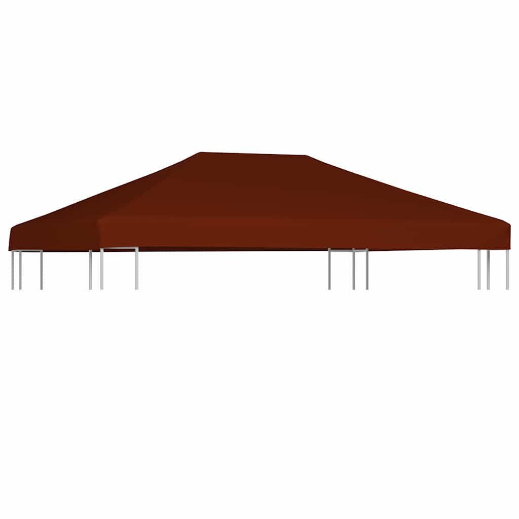 vidaXL Pavillon-Ersatzdach Pavillondach 310 g / m² 3x4 m Terrakotta, 300 x 400 cm