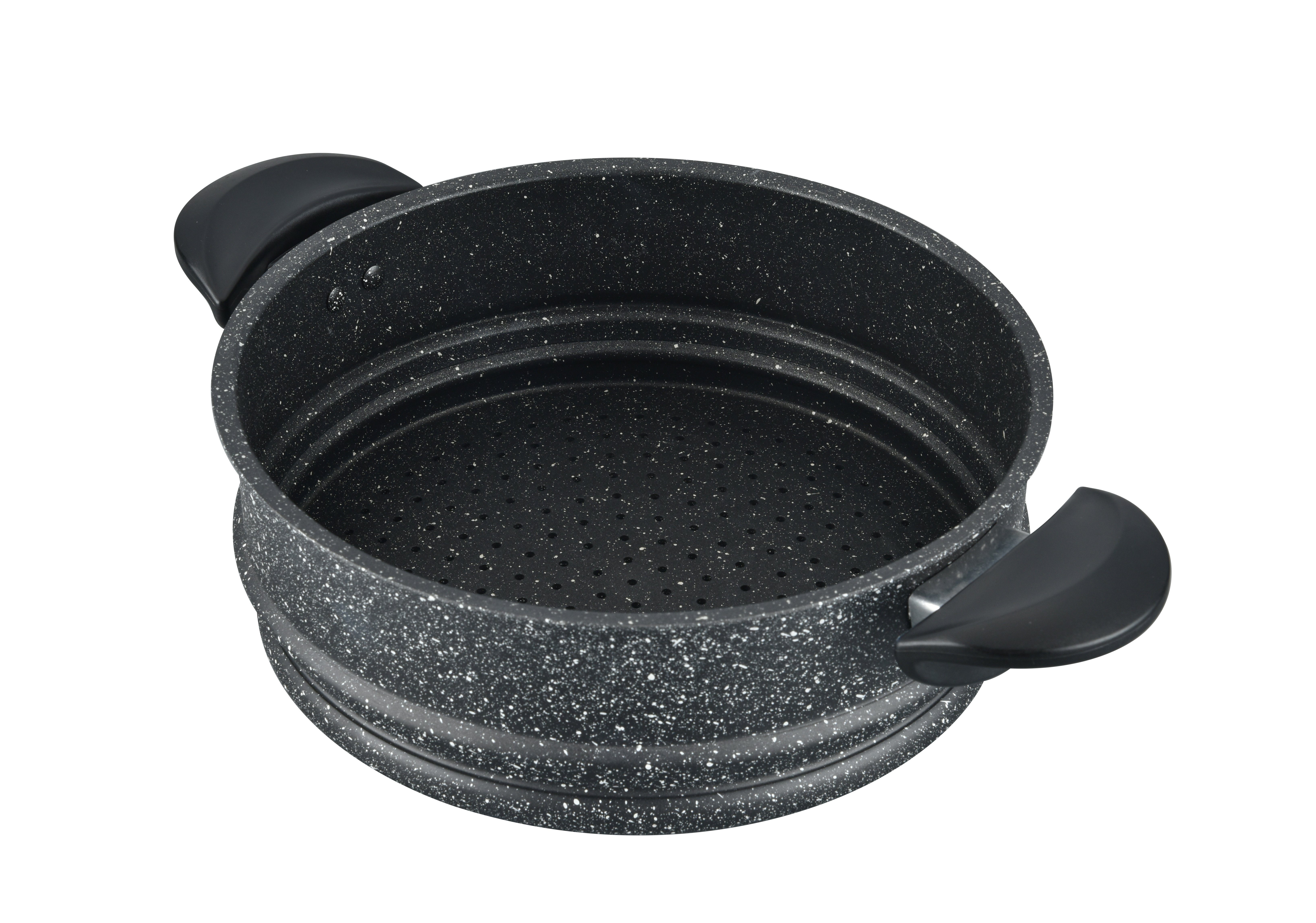 Dampfgarer L 24 Cheffinger Aluminiumguss Topfset CF-COUS8, Kuskus 3 ca.8 Topf-Set tlg. Ø Couscous