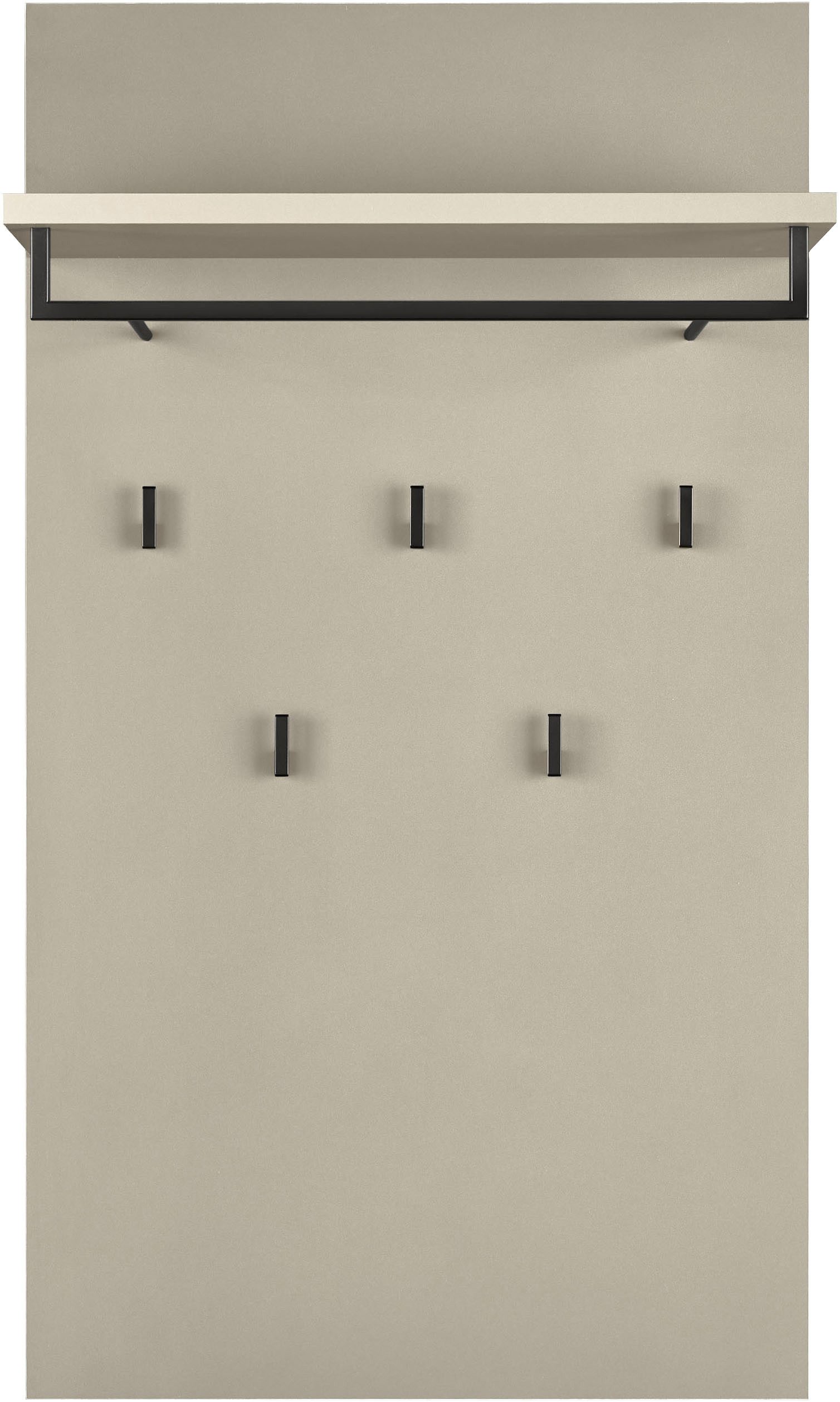 set one by Musterring Garderobenpaneel reno-Dielen, 2 Farben verfügbar, 69 x 123 cm, cleverer Stauraum auf kleiner Fläche