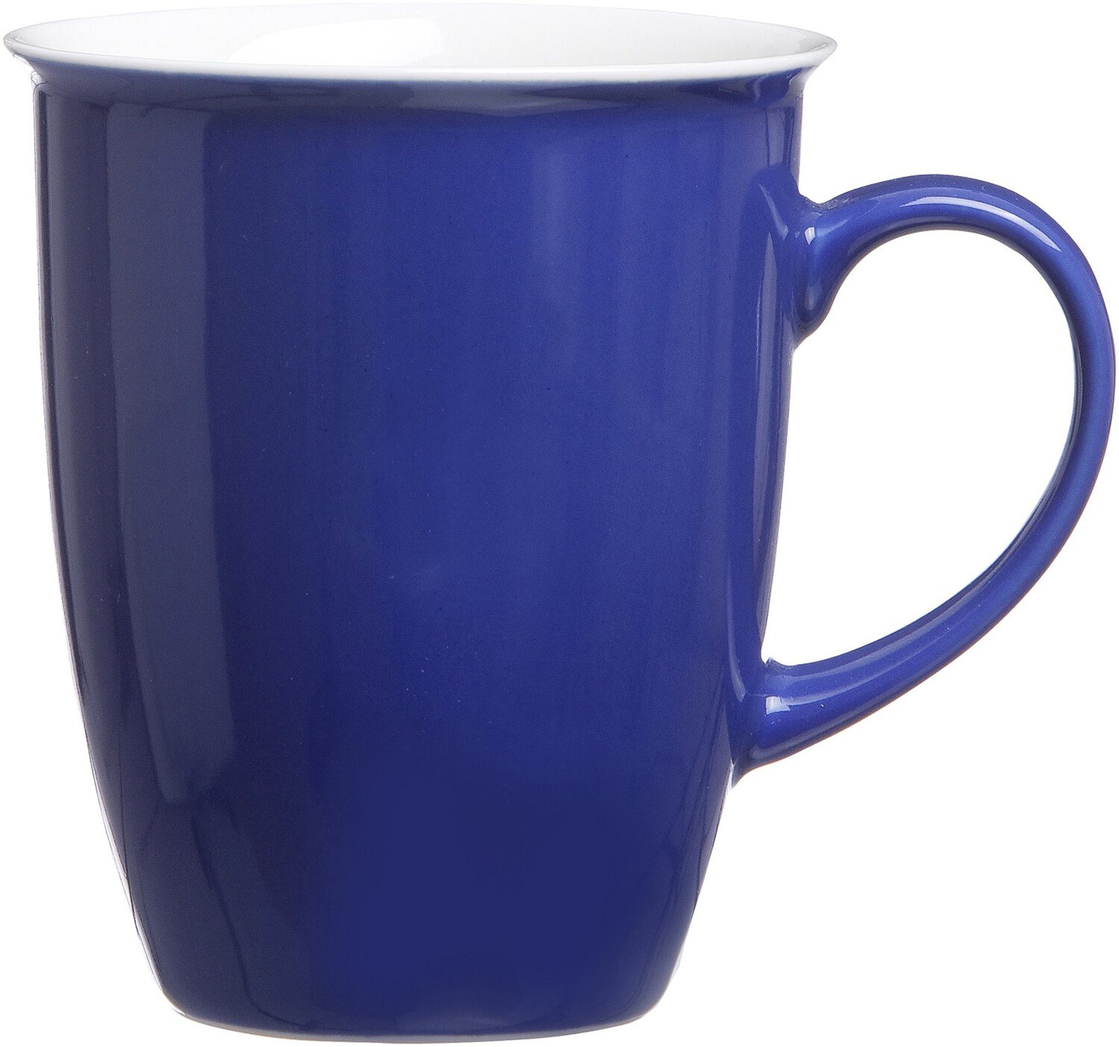 Ritzenhoff & Breker Becher Doppio Kaffeebecher 320 ml Porzellan indigo-blau, 1-tlg., Porzellan