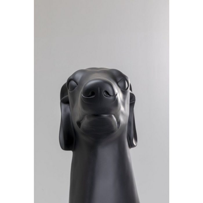 KARE Dekoobjekt Skulptur Greyhound Oskar Schwarz 180cm OR8643