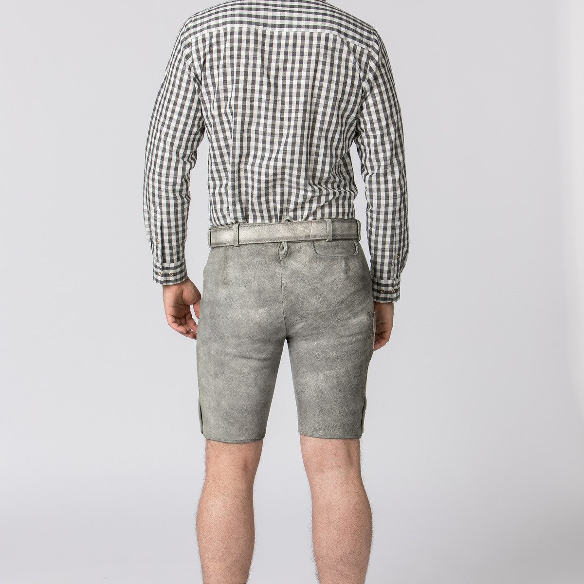 Stockerpoint Trachtenlederhose Alois2 Herren (1-tlg) Trachtenlederhose, Trachtenhose, Bayerische Lederhose, Oktoberfest