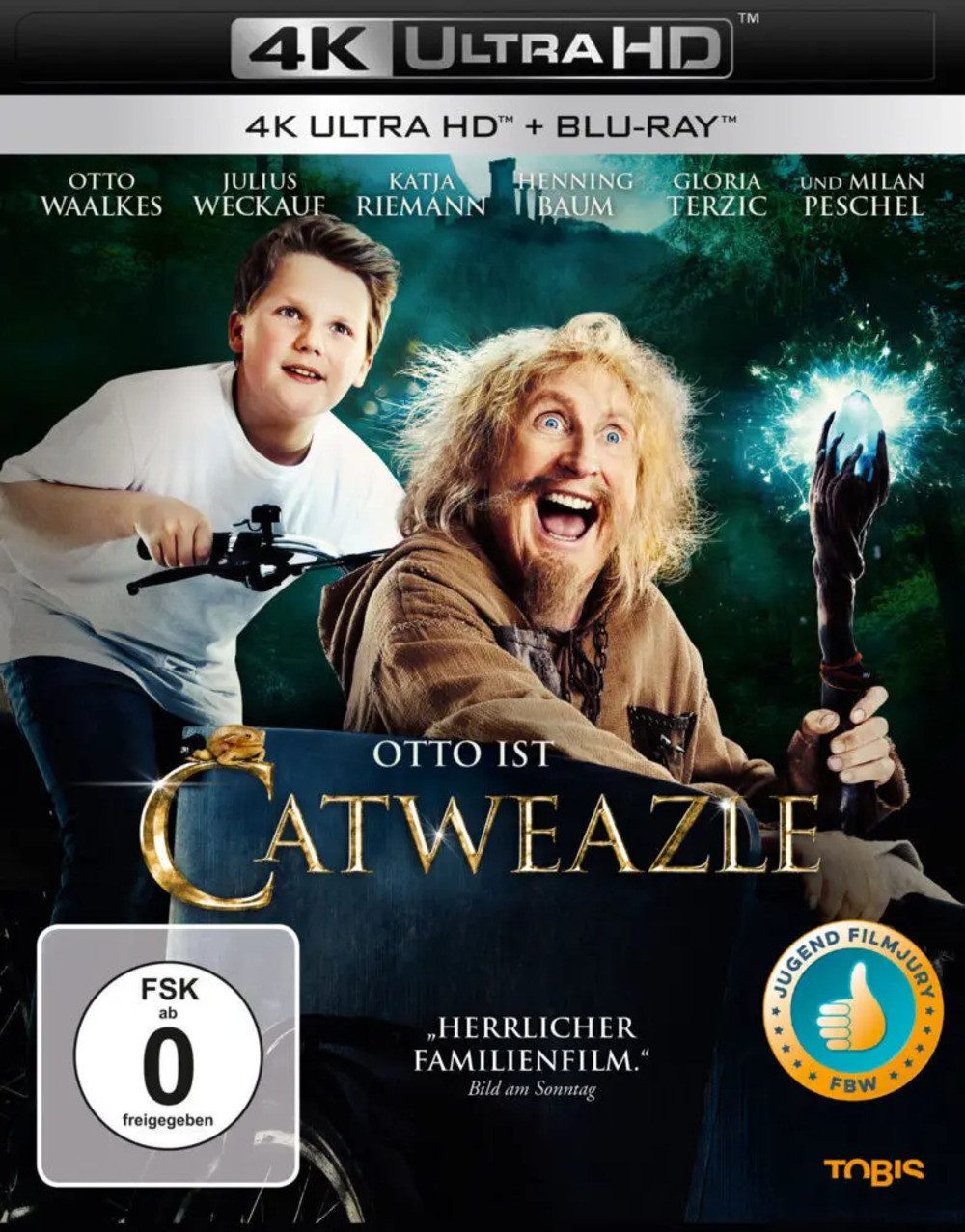 Blu-ray Catweazle 4K, 1 UHD-Blu-ray + 1 Blu-ray