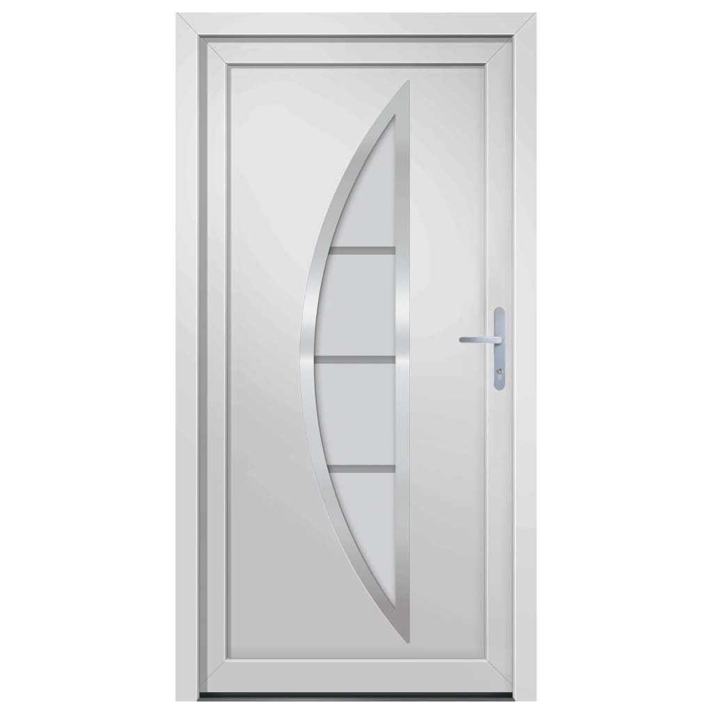 vidaXL Haustür Haustür Weiß 98x190 cm günstig online kaufen