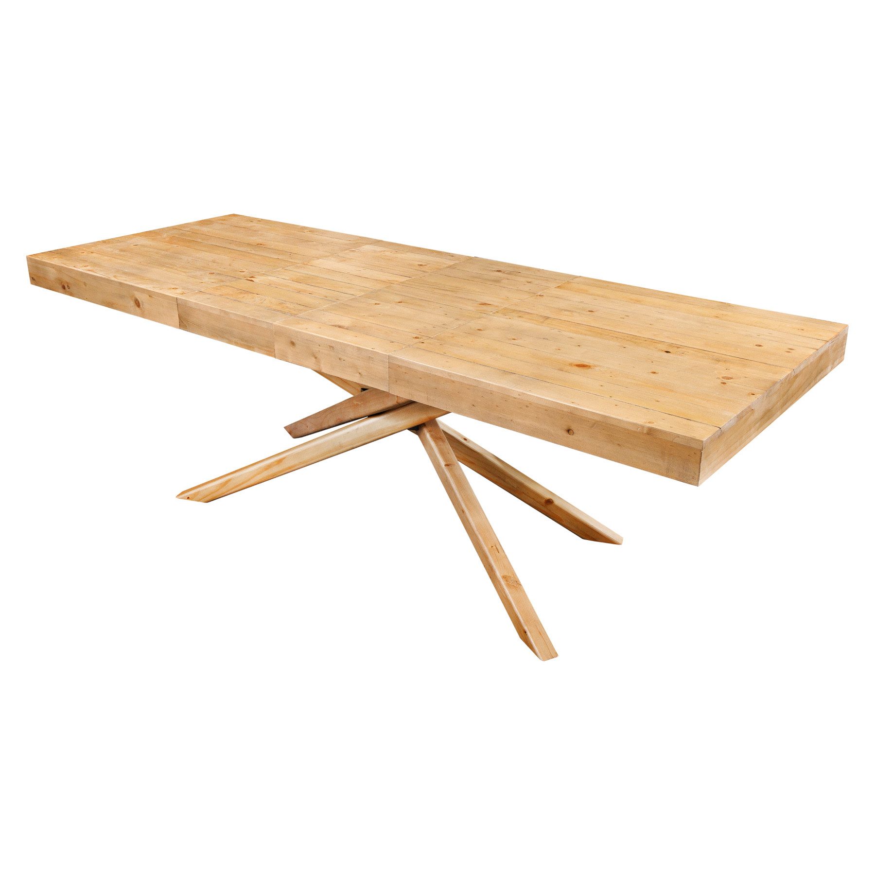 riess-ambiente Esstisch WOOD SCULPTURE 160-240cm natur günstig online kaufen