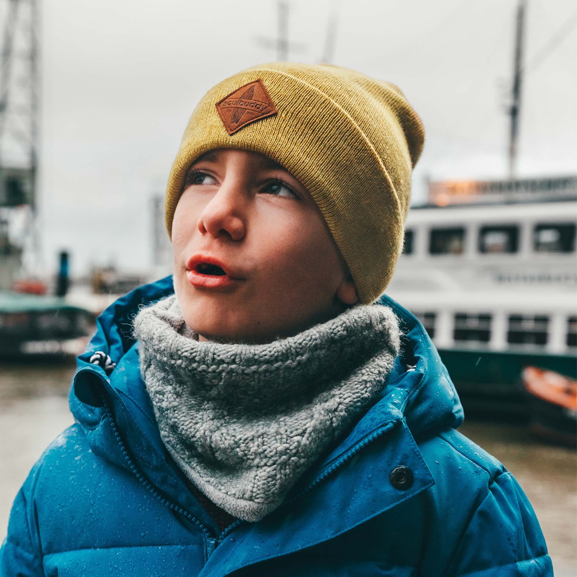 Soulbuddy Beanie Mütze Kinder, Mädchen & Jungen, Kindermütze, Strickmütze, Kinderbeanie (3 Kids Größen verfügbar, OEKO-TEX® Standard 100 zertifiziert)