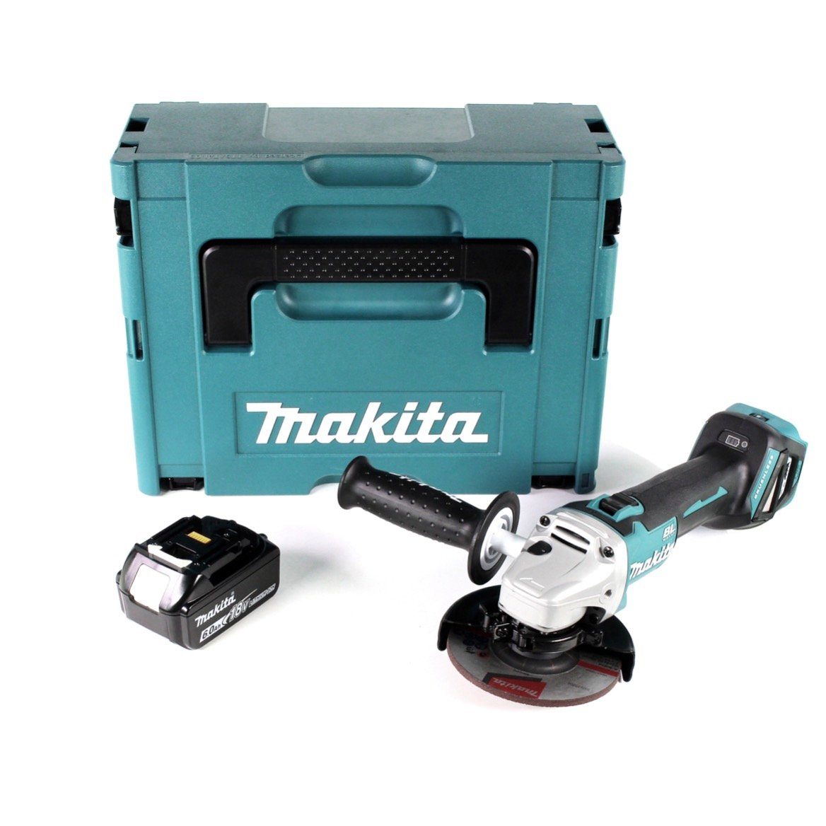 Thumbnail - Makita Winkelschleifer DGA 511 G1J Akku Winkelschleifer 18V 125mm Brushless + 1x Akku 6,0Ah