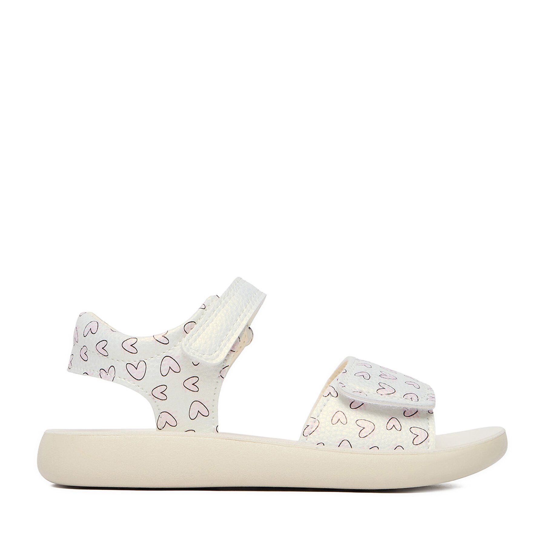 DeeZee Deezee Damen-Sandalen Weiß Sandale