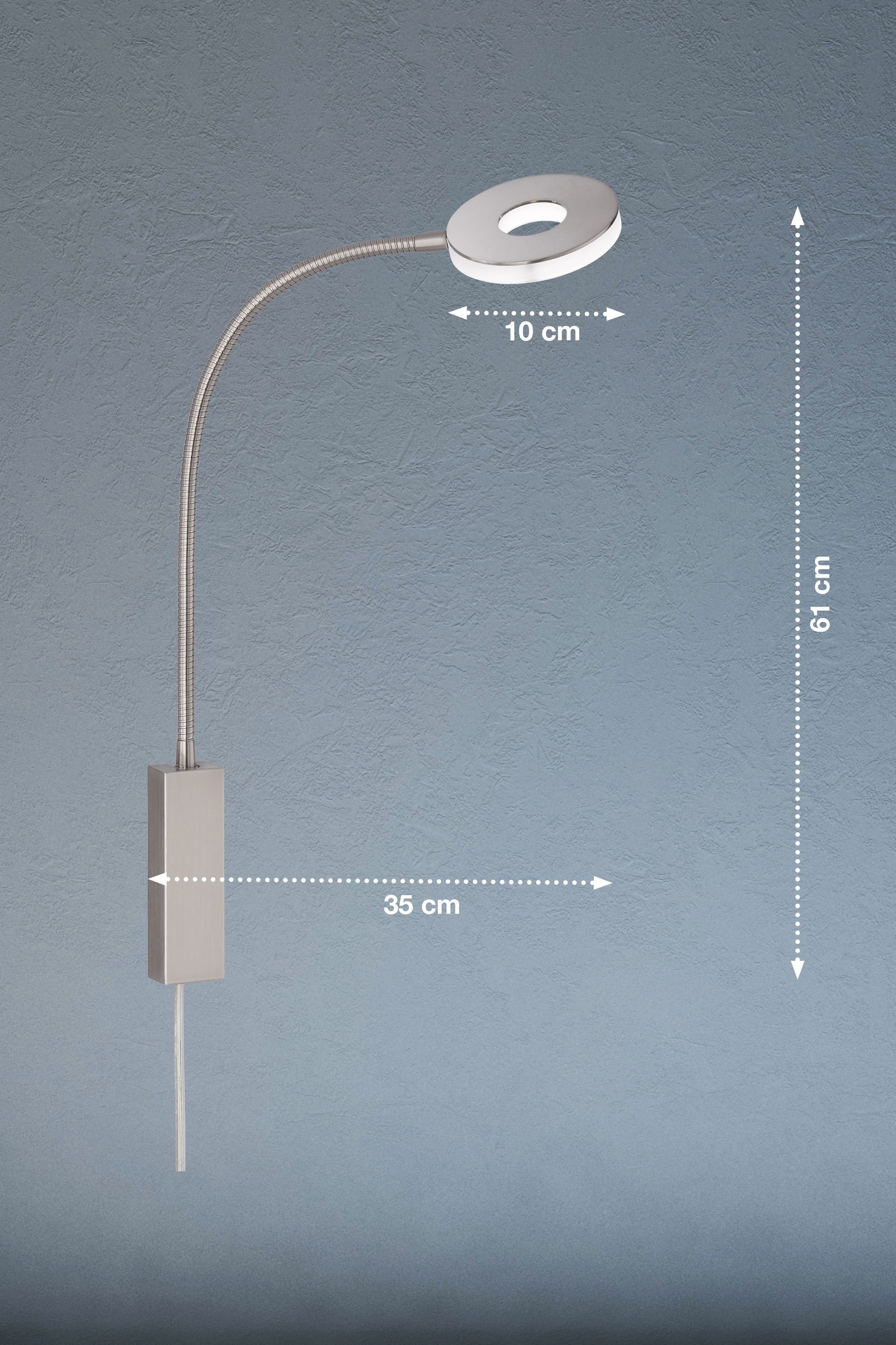 FISCHER & HONSEL Deckenleuchte FISCHER & HONSEL Deckenleuchte HOLY D 49 cm grau Deckenlampe, Kaltweiß