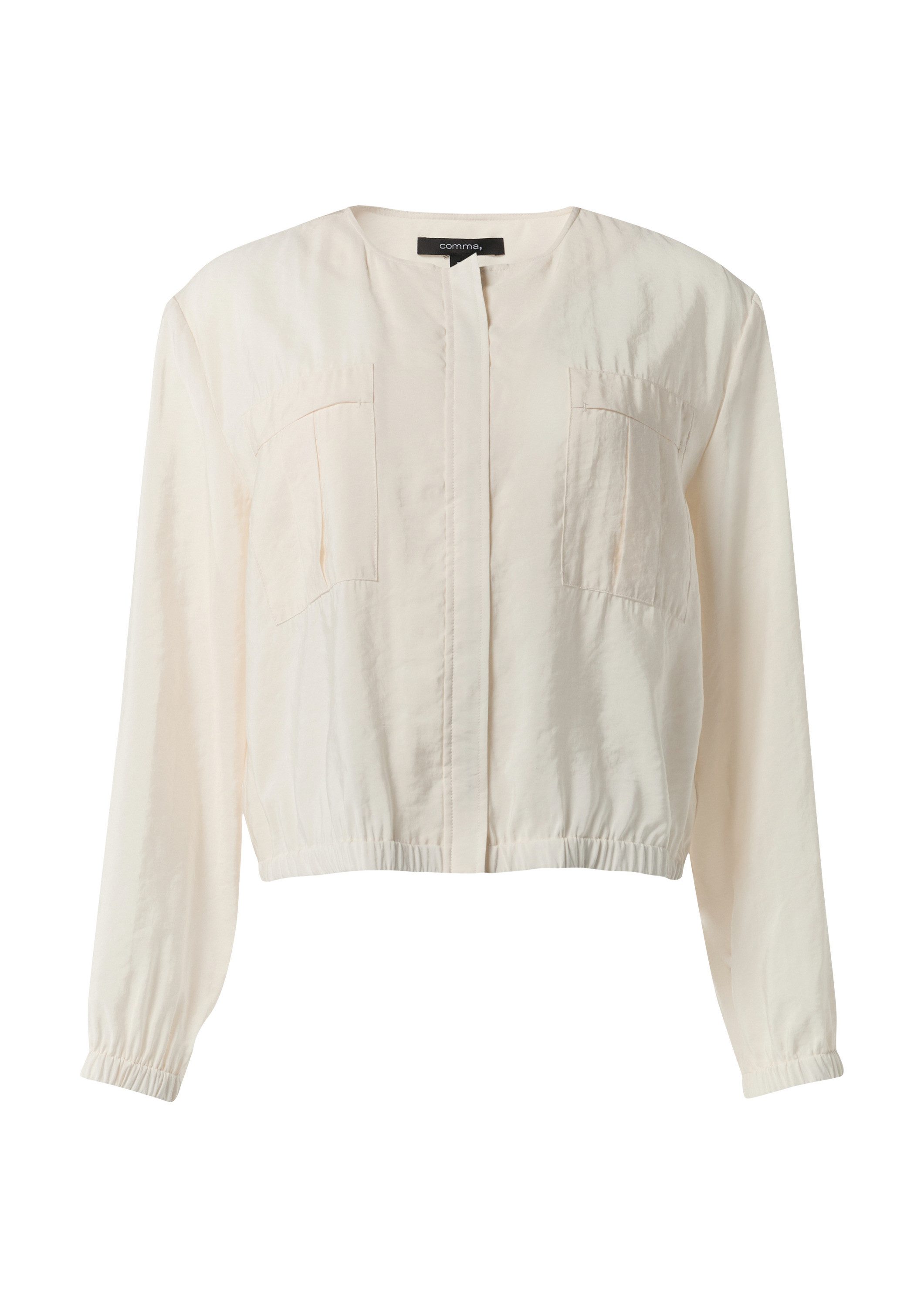 comma Jackenblazer Indoor-Jacke Leichte Blousonjacke aus Modalmix