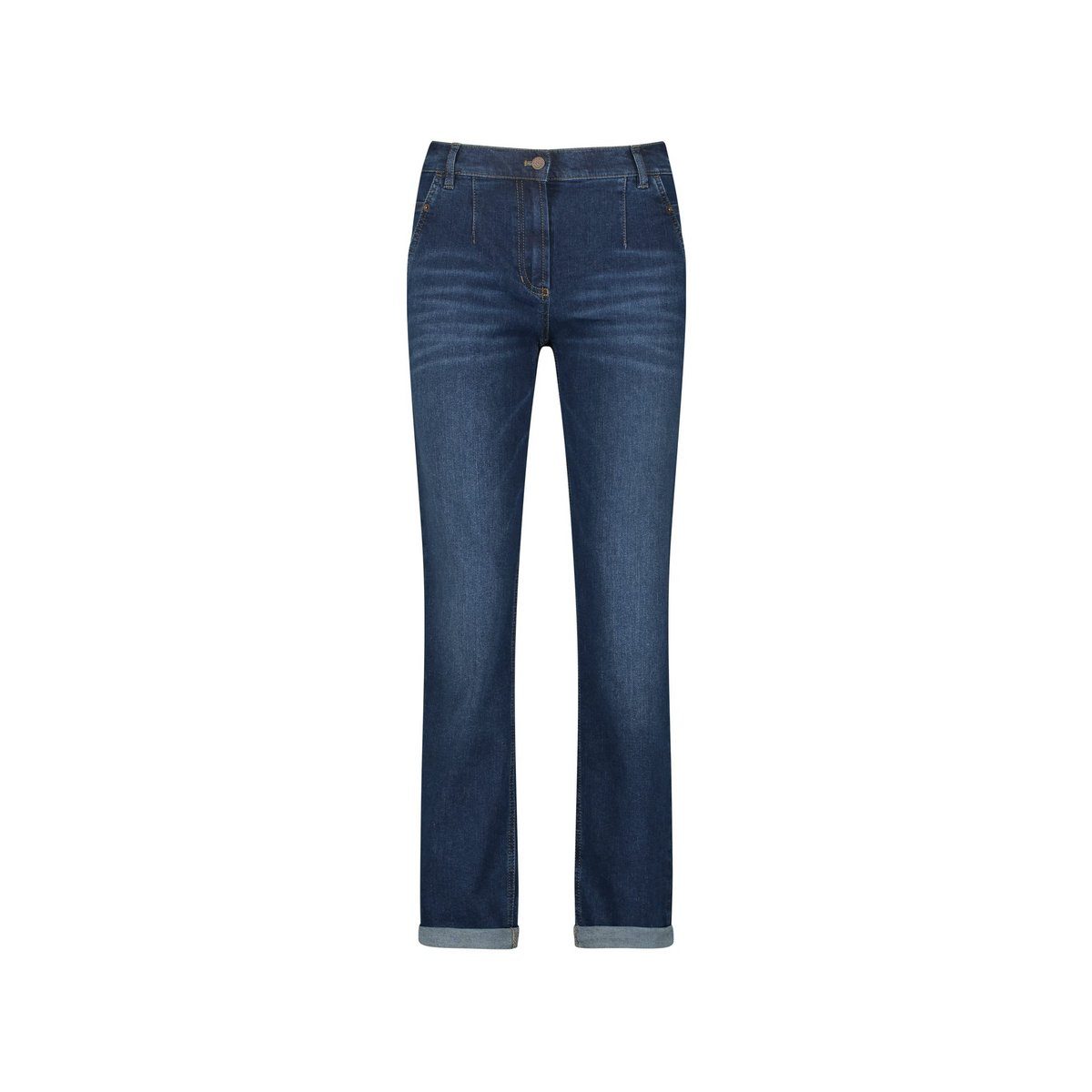 GERRY (1-tlg) dunkel-blau 5-Pocket-Jeans WEBER