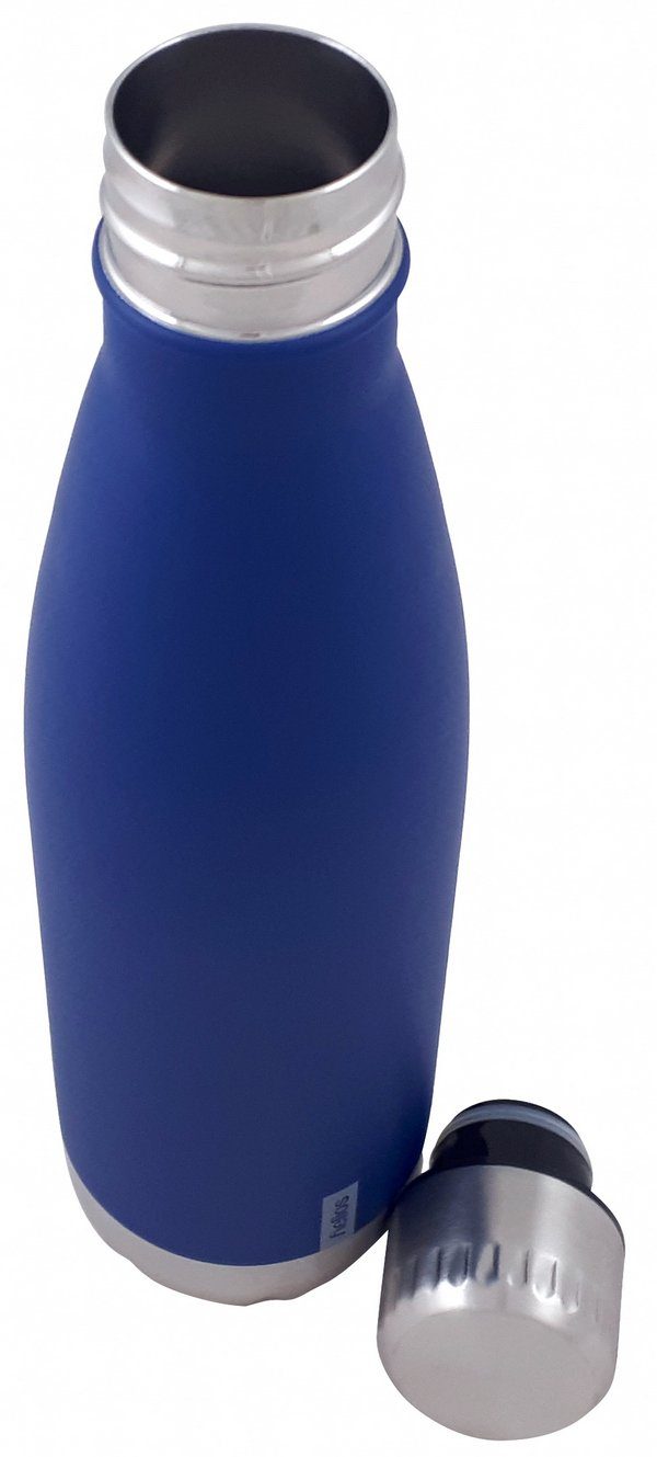 Edelstahl aus blau Helios Enjoy, Isolierflasche