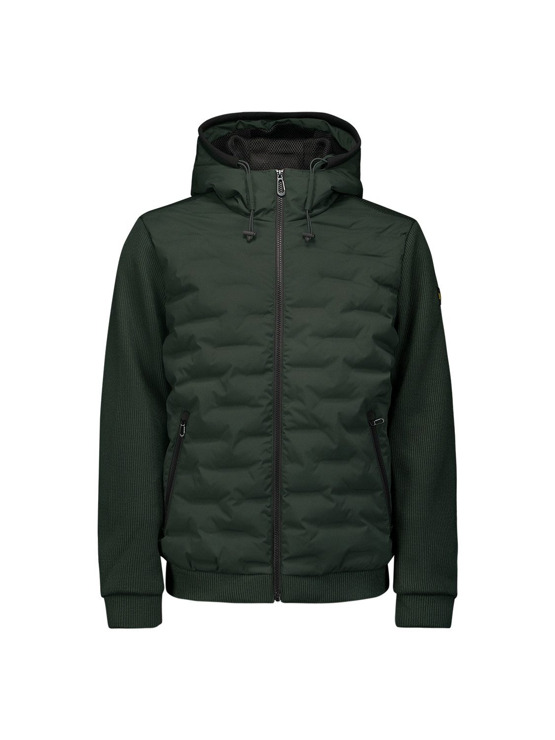 NO EXCESS Outdoorjacke Jacket Short Fit Sealed Hooded Knitted Mix