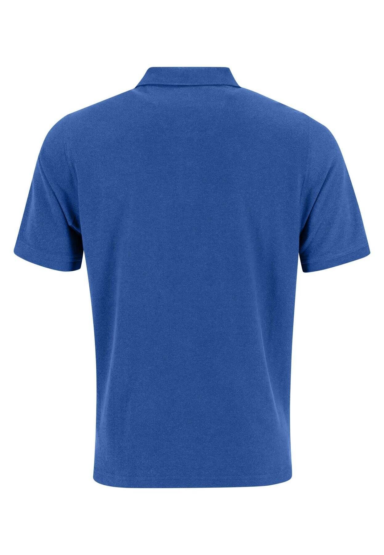 FYNCH-HATTON Poloshirt Poloshirt Kurzarmshirt mit dunkelblau Polokragen