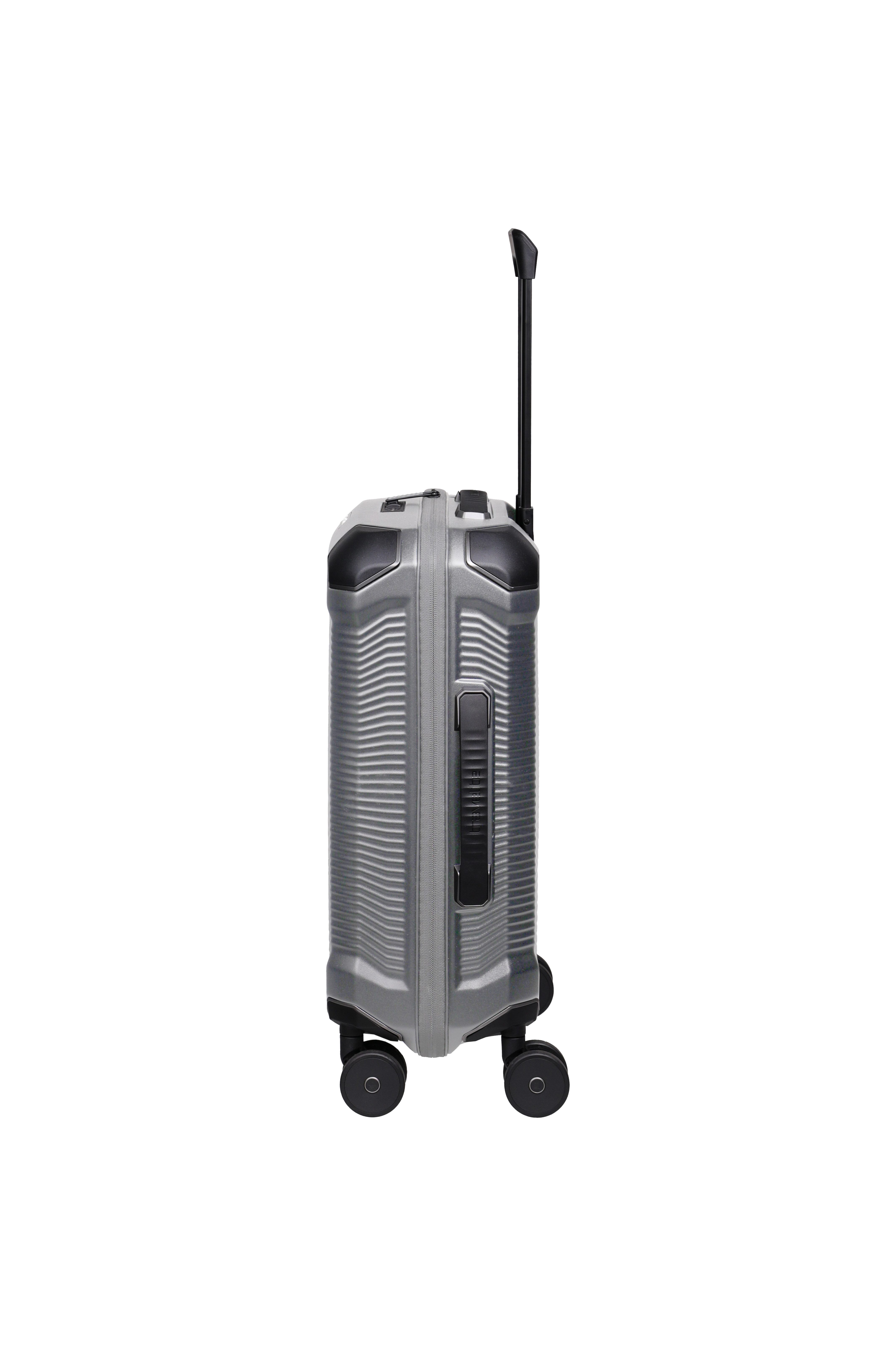travelite Trolley MILLENNIUM Reisekoffer Hartschale, 4 Rollen, aus leichtem Polycarbonat mit stabiler Bauweise und Innenaufteilung