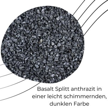GarPet Zierkies Basaltsplitt 5-8 mm 25 Kg