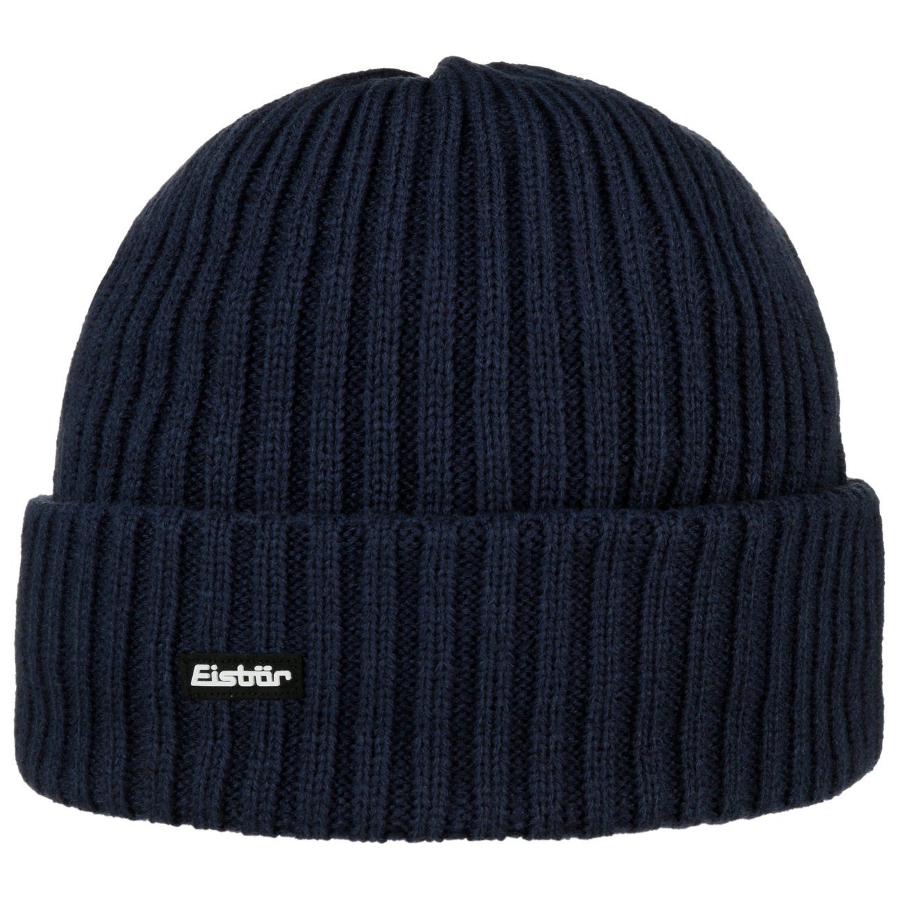 Eisbär Strickmütze (1-St) Wintermütze mit Umschlag