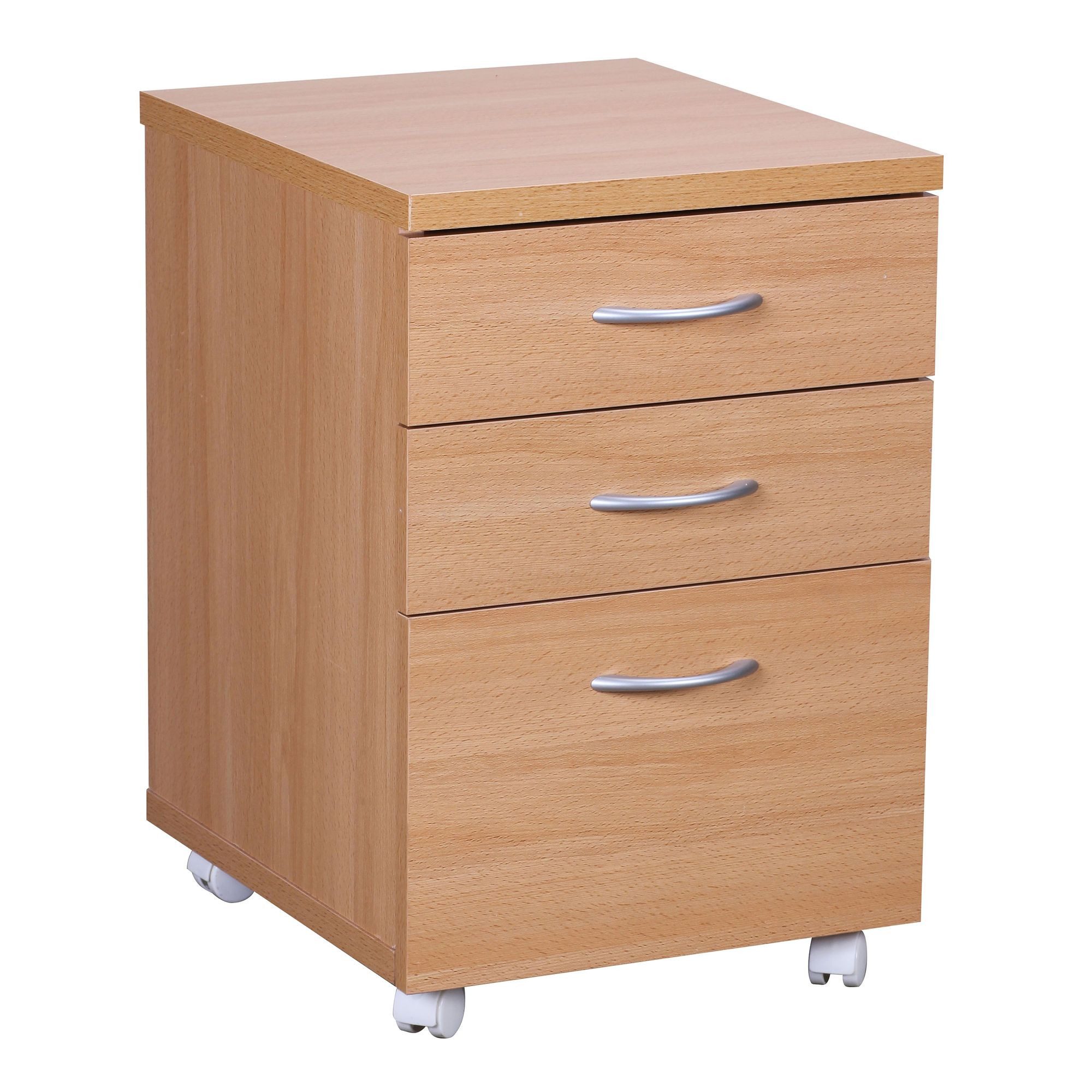 FINEBUY Rollcontainer FB37553, (Bürounterschrank mit Schubladen, Rollschran günstig online kaufen