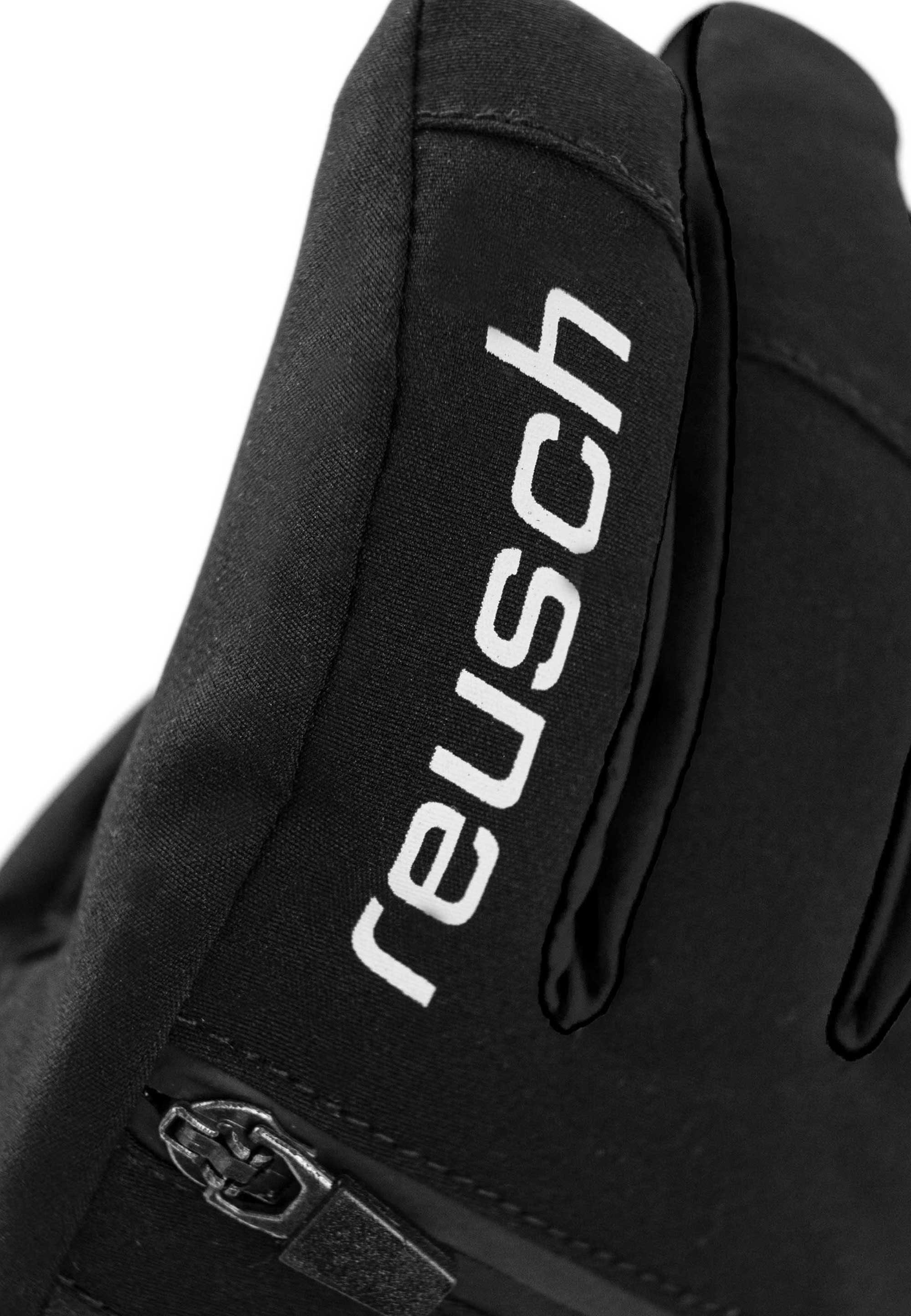 Design Junior GORE-TEX schwarz-silberfarben Skihandschuhe sportlichem Travis Reusch in