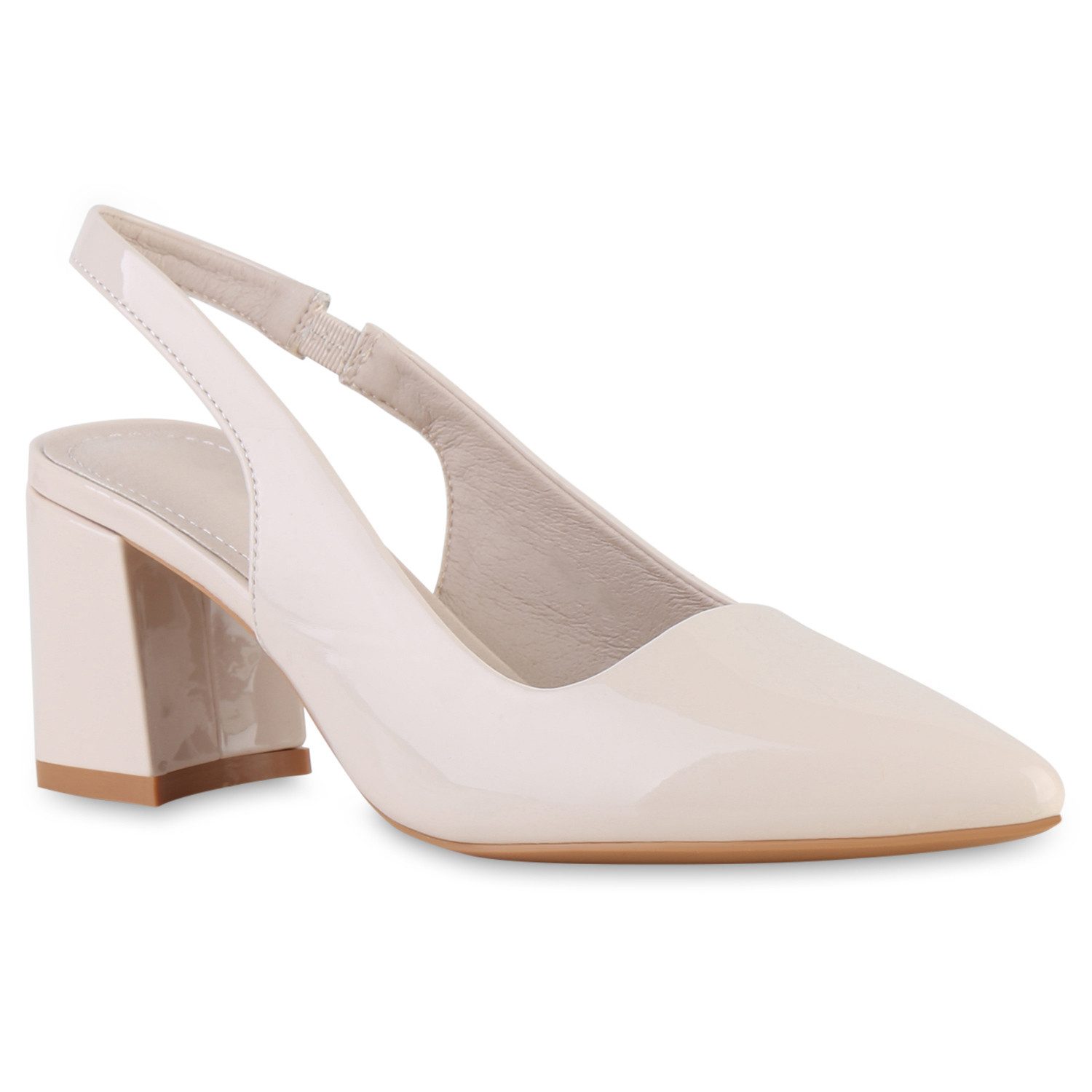 VAN HILL 841548 Slingpumps Damen Slingpumps Pumps Spitze Absatzschuhe Klass günstig online kaufen