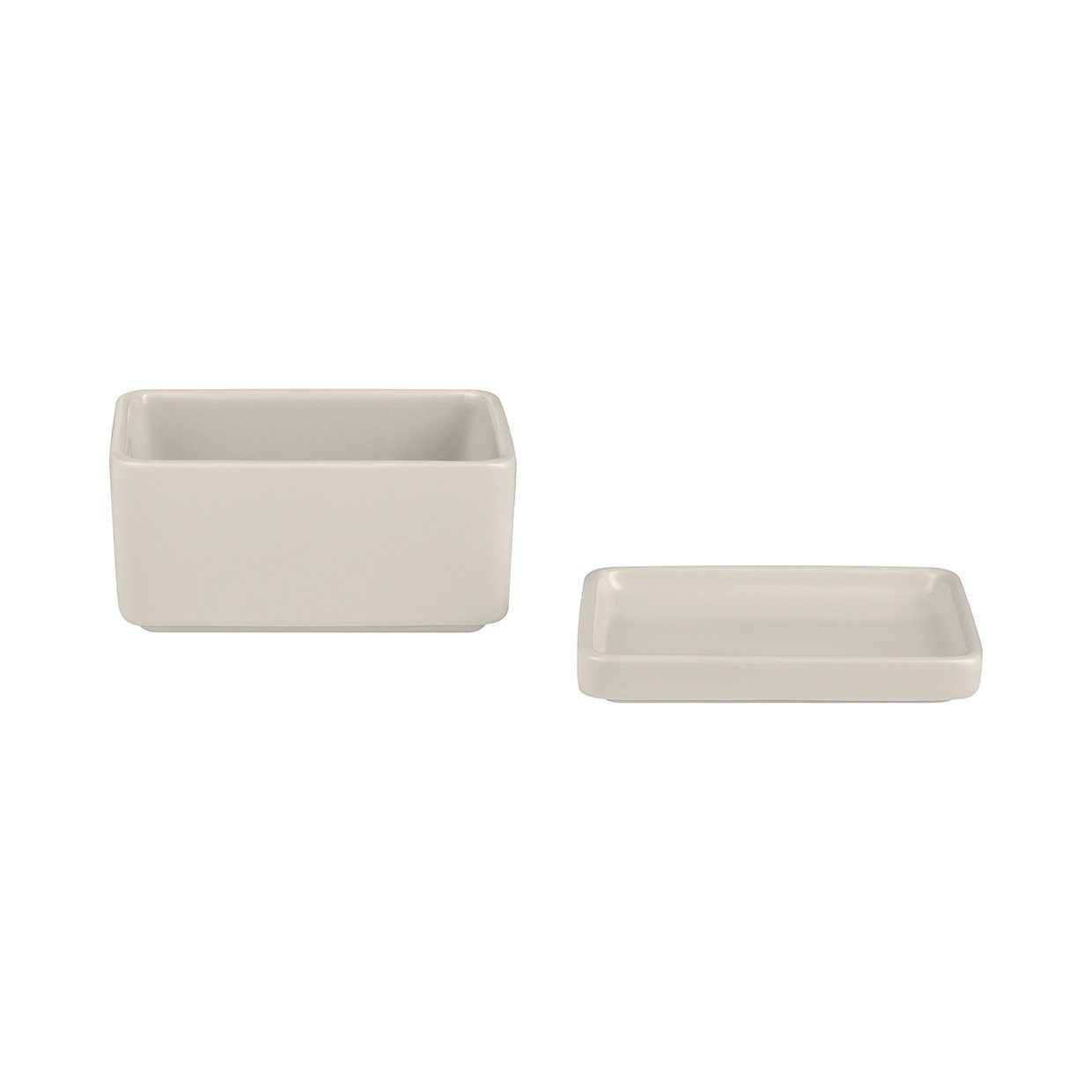 blomus Butterdose -PILAR- Aufbewahrungsbox für Butter, Steingut, Spülmaschinengeeignet, Mikrowellengeeignet