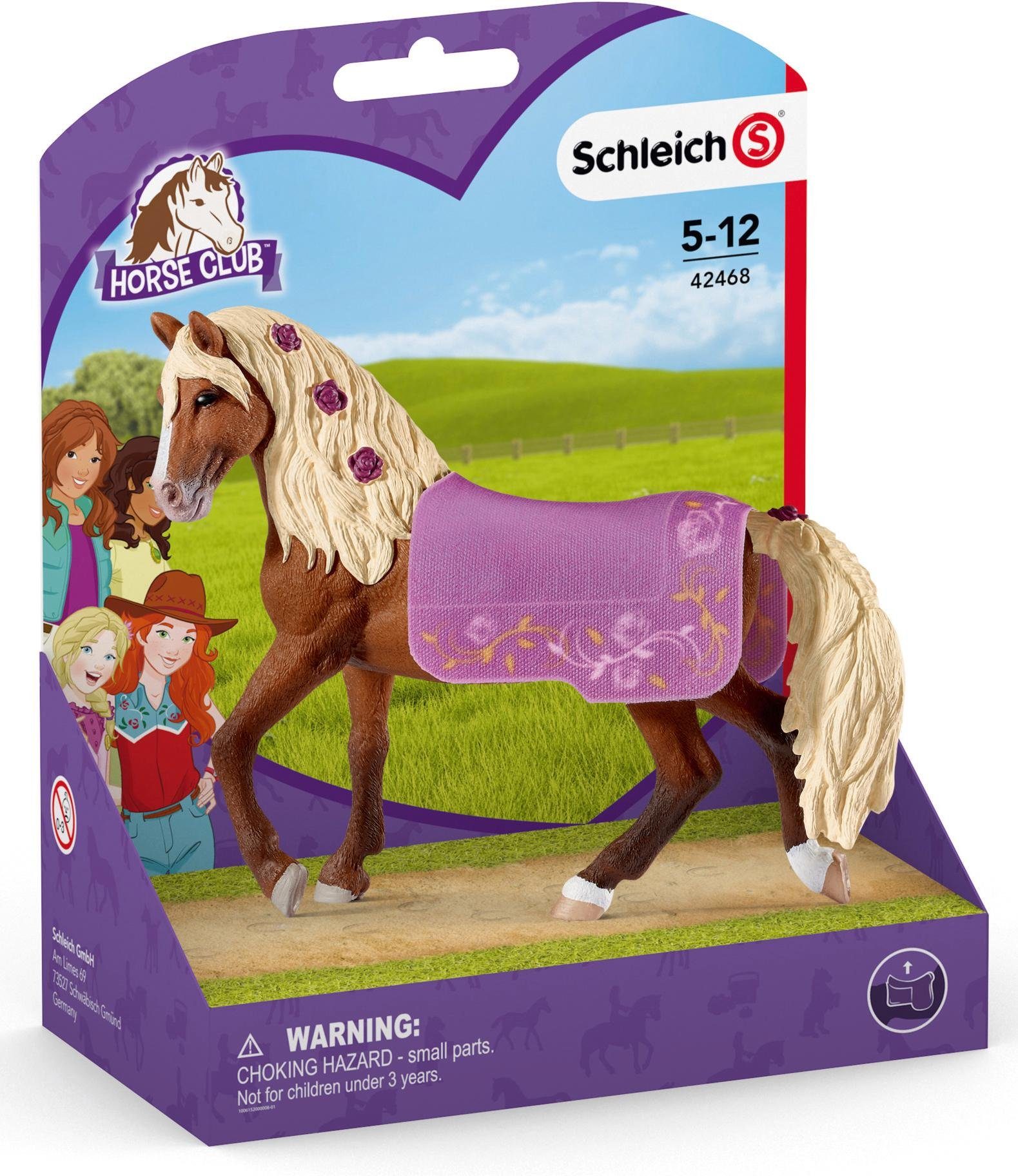 Schleich® Spielfigur HORSE CLUB, abnehmbarer Hengst (42468), Pferdedecke Fino Pferdeshow mit Paso