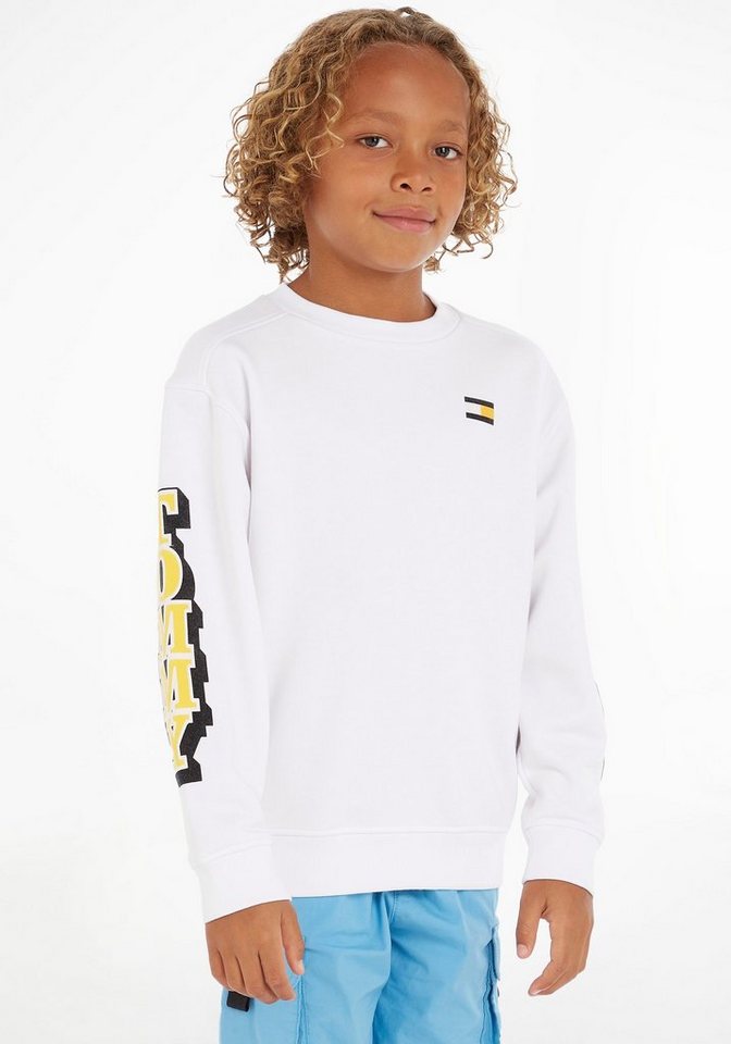 Tommy Hilfiger Sweatshirt FUN LOGO SWEATSHIRT mit Logodruck in 3D-Optik