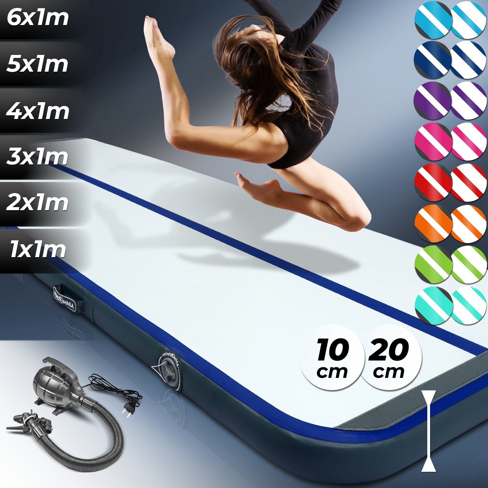 RETOURE Yogamatte TPE Fitnessmatte Gymnastikmatte P Produktbild-Vorschau 3