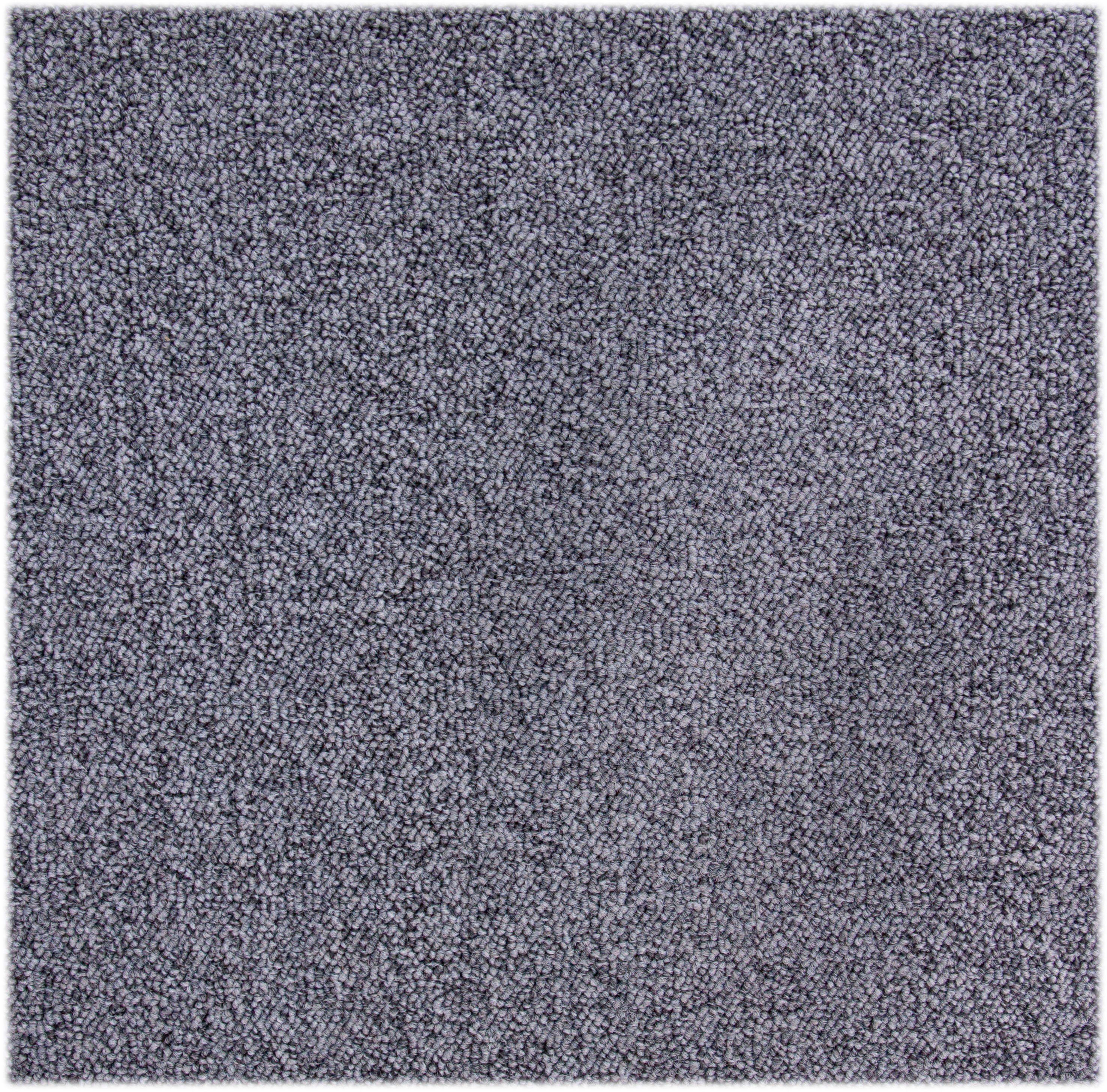 Teppichboden Coupon Schlinge Matz, Andiamo, rechteckig, Höhe: 6 mm, meliert, Breite 400 cm oder 500 cm, strapazierfähig & pflegeleicht grau