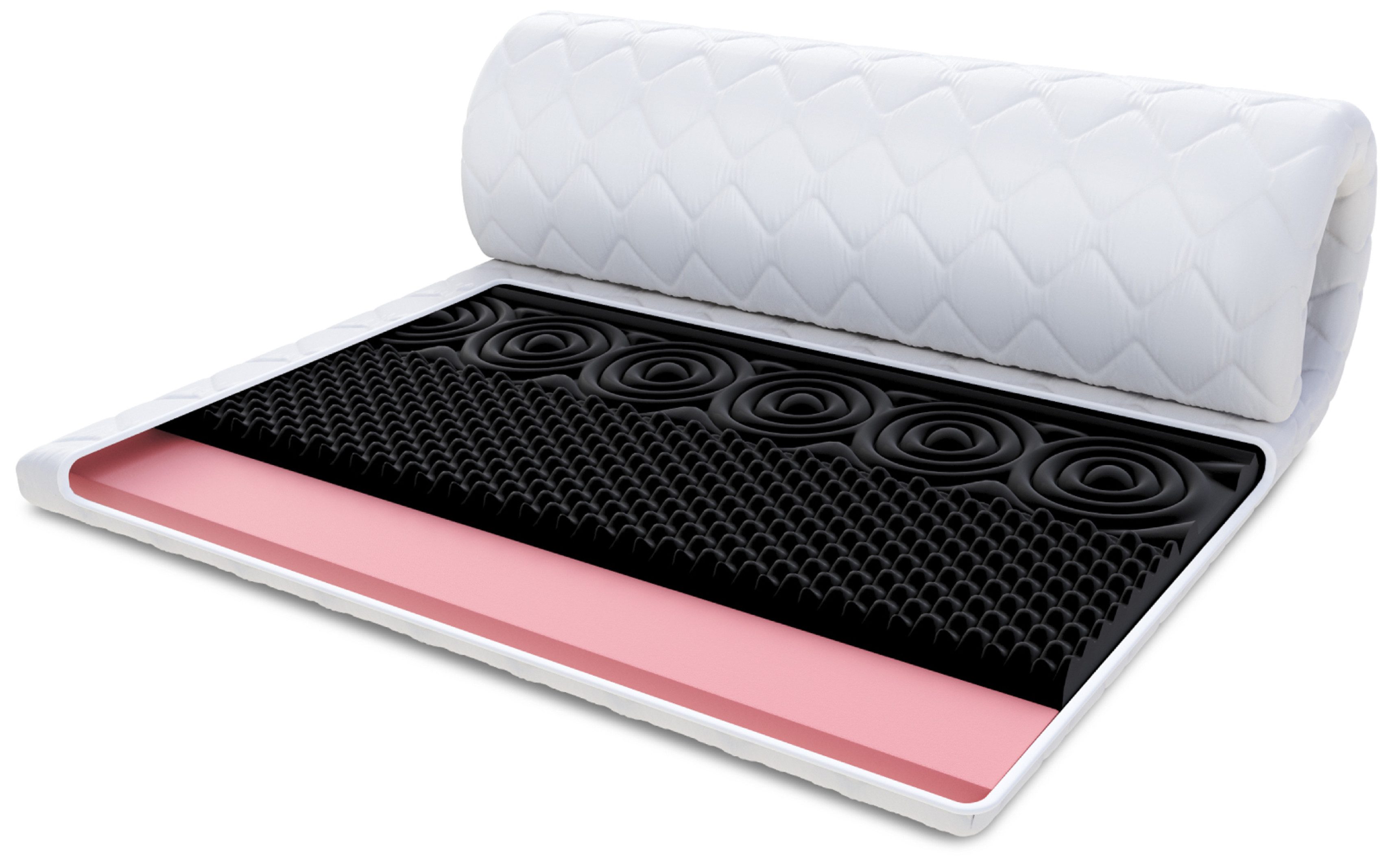 FDM, Topper NERO VISCO 90x200, 140x200, 160x200, 180x200 cm, 7 cm hoch, (Ko günstig online kaufen