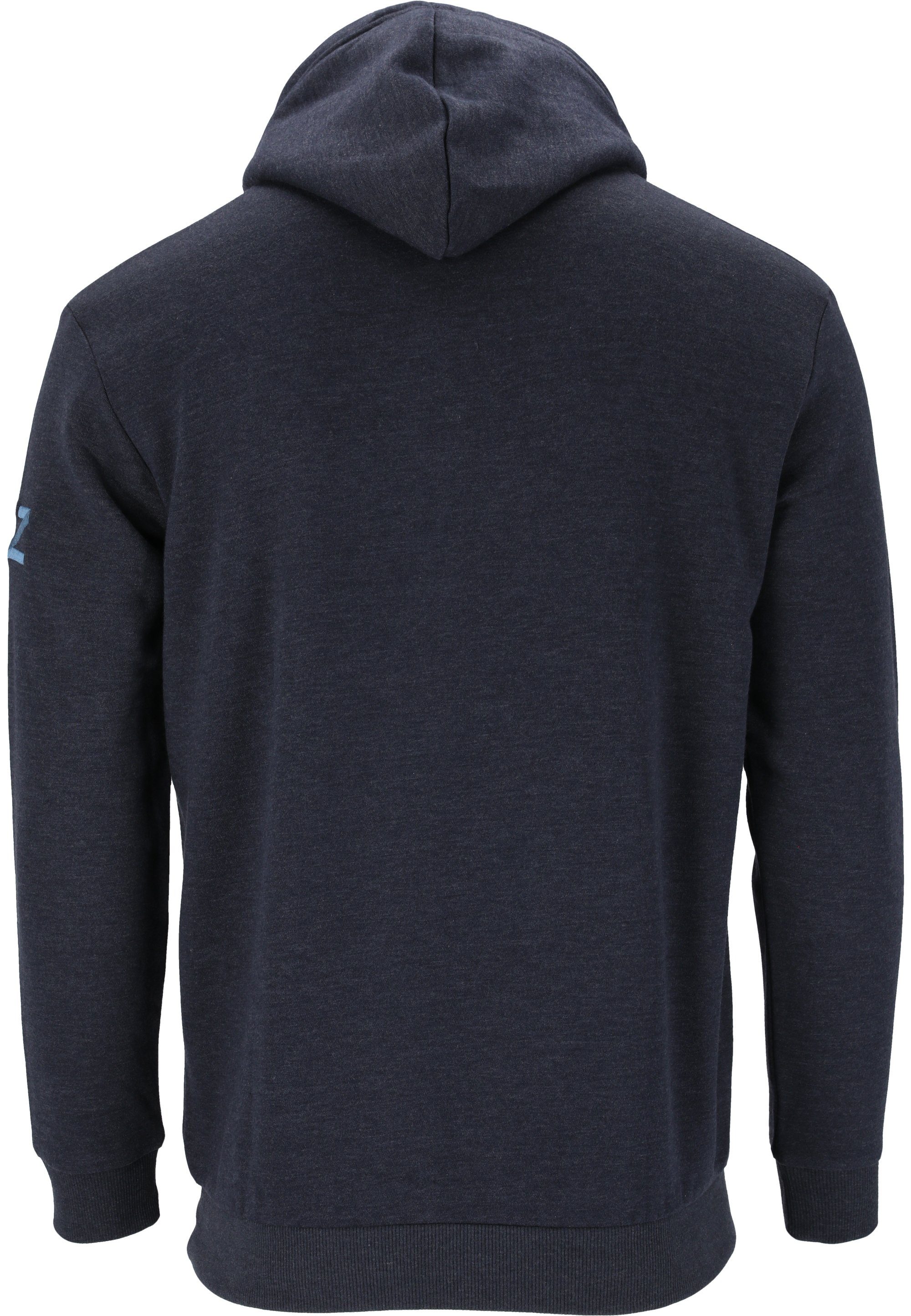 angenehmem Kapuzensweatshirt CRUZ blau aus Baumwoll-Mix Sweeny