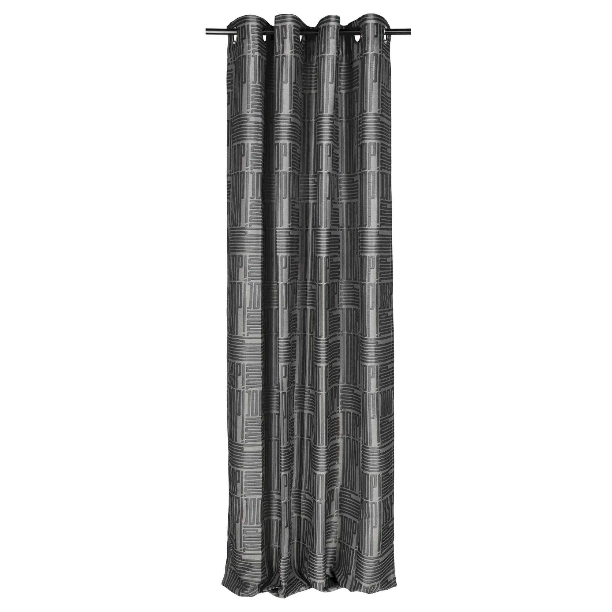 JOOP! Vorhang FINE BARS Ösenvorhang (1 St), Polyester, 140 x 250 cm in Taupe