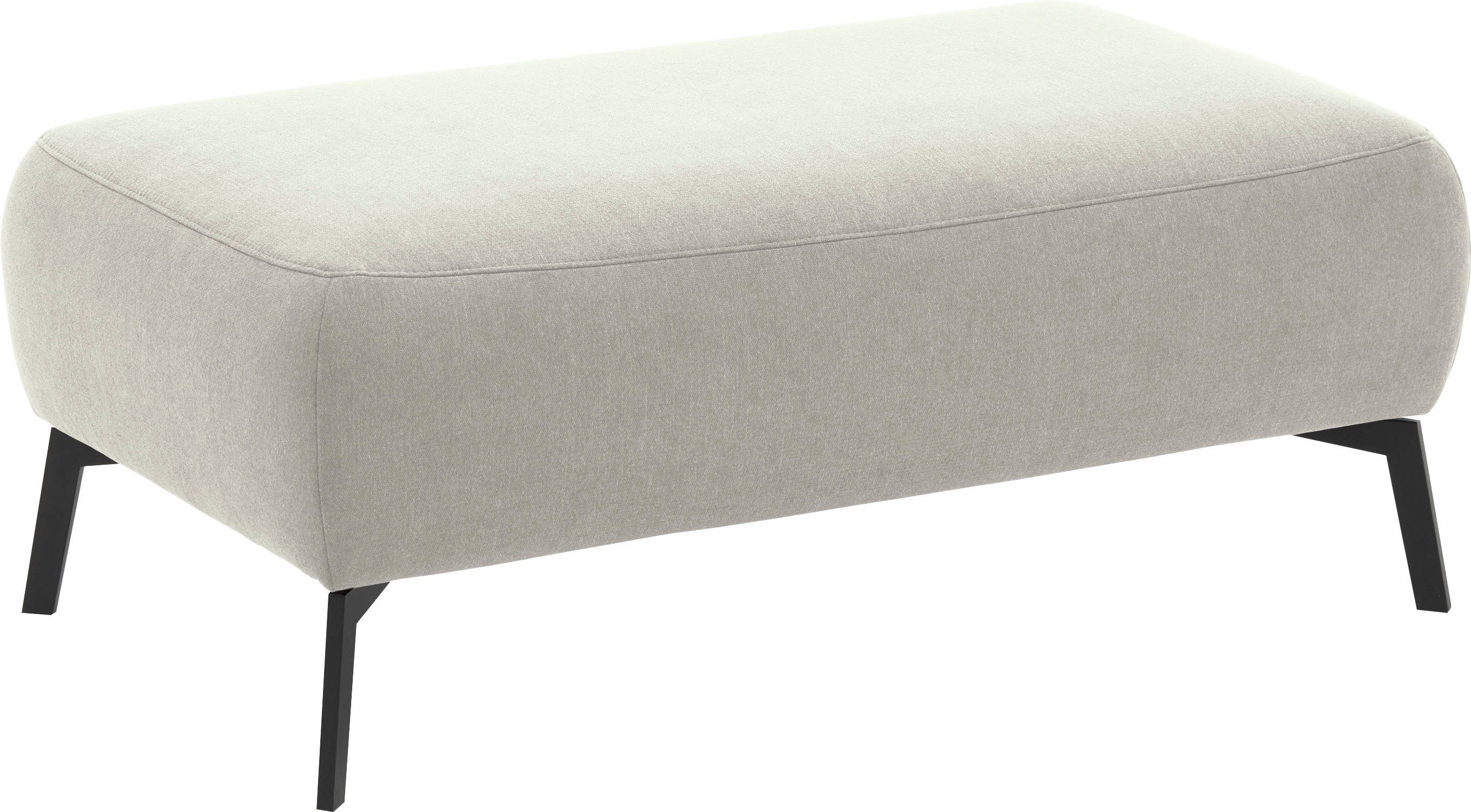 Home affaire Polsterhocker Bellini, passend zur Serie "Bellini", Easy Care-Bezug mit Wasser reinigbar