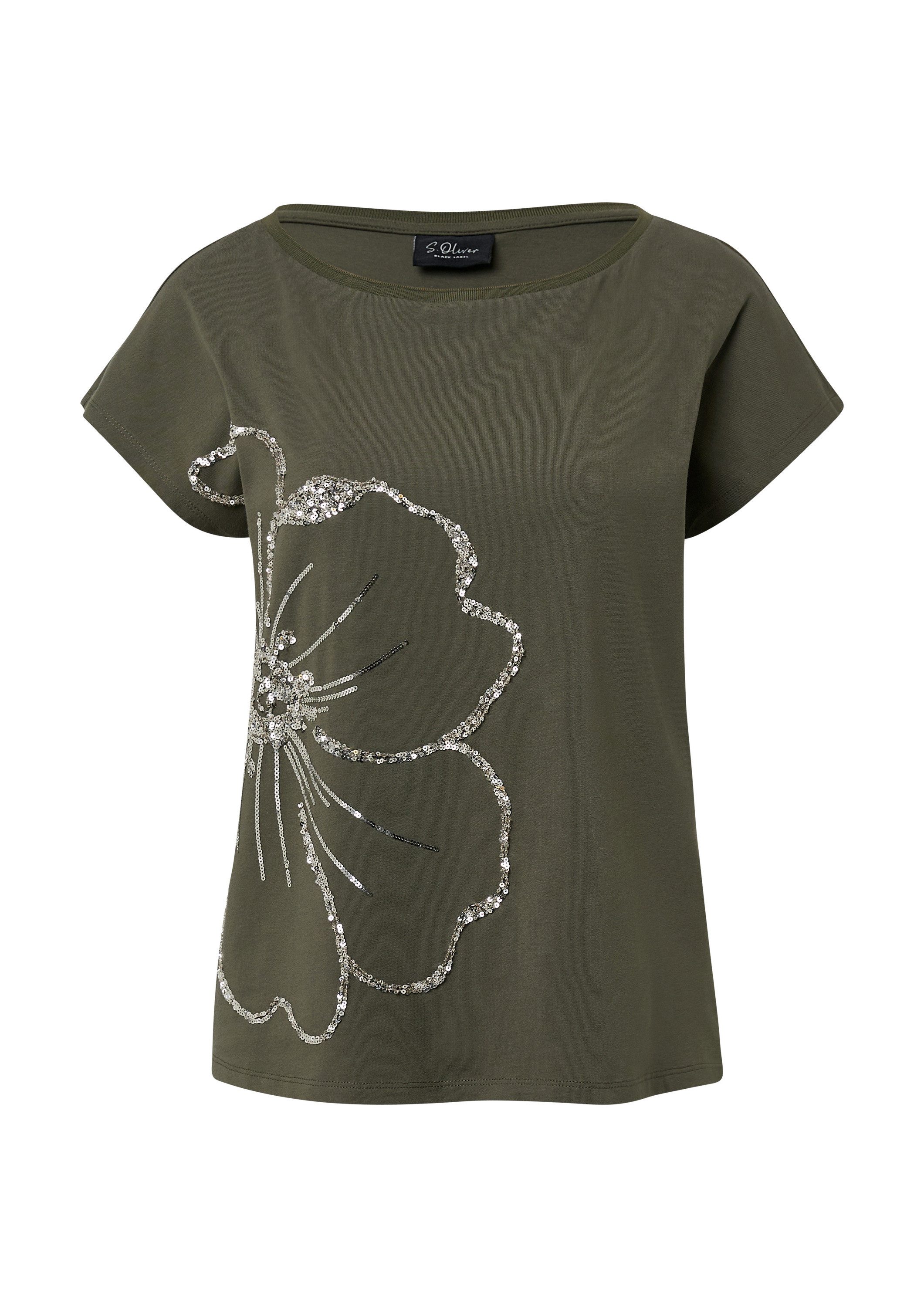 s.Oliver Kurzarmshirt T-Shirt T-Shirt im Relaxed günstig online kaufen