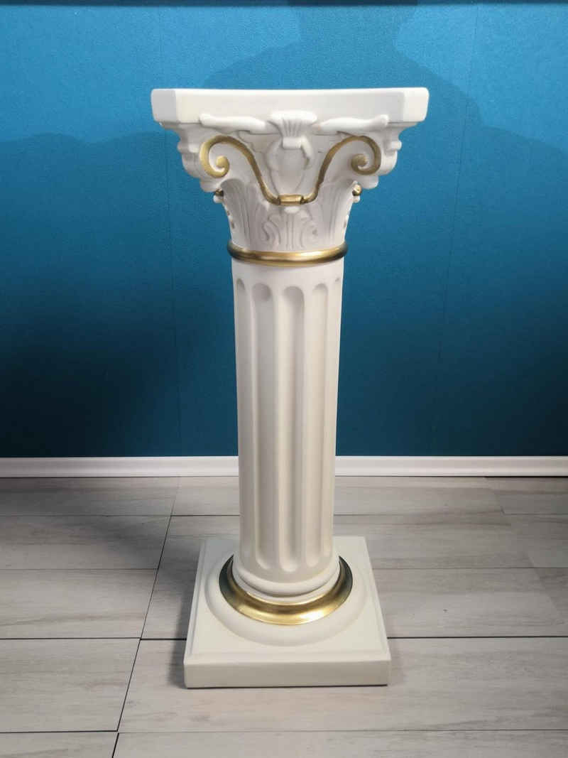 JVmoebel Skulptur Römische Säulen Marmor Skulptur Figur Deko Dekoration Ständer Antik