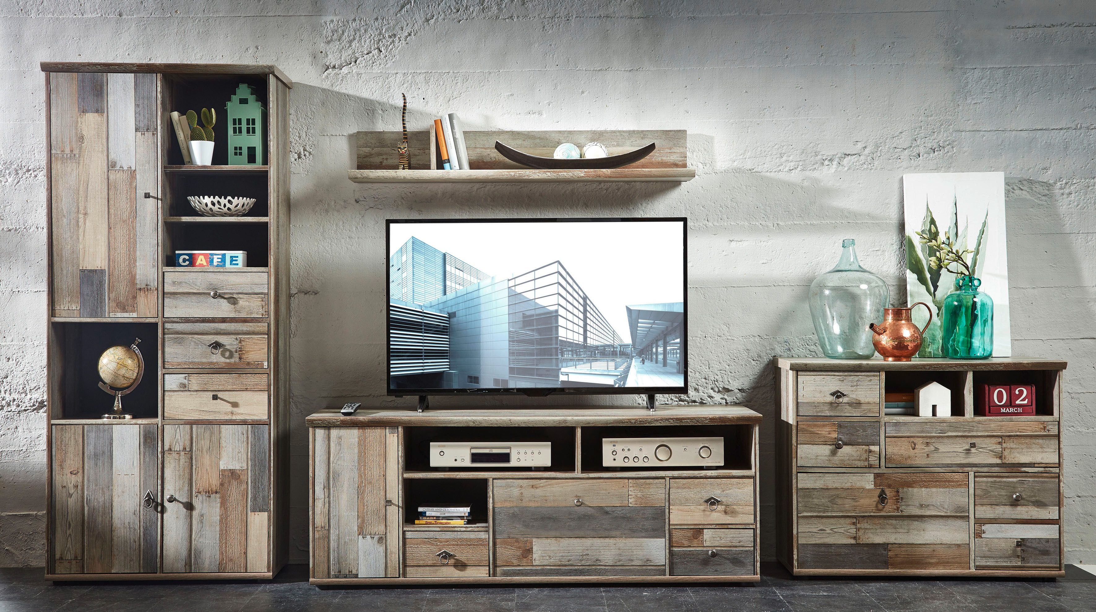 Innostyle Wohnwand BONANZA, (4-St)