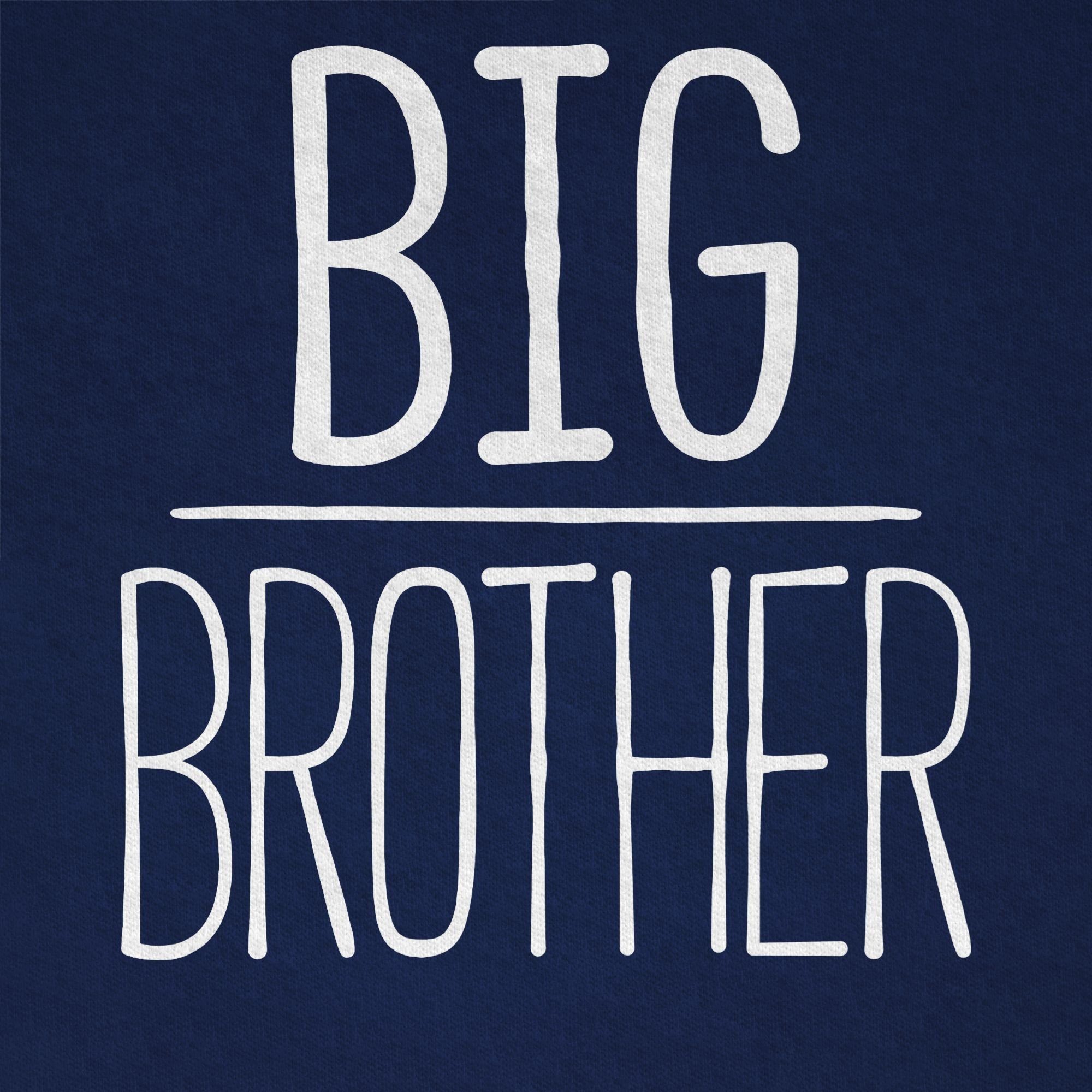 2 Großer Bruder Shirtracer Dunkelblau T-Shirt Brother Big