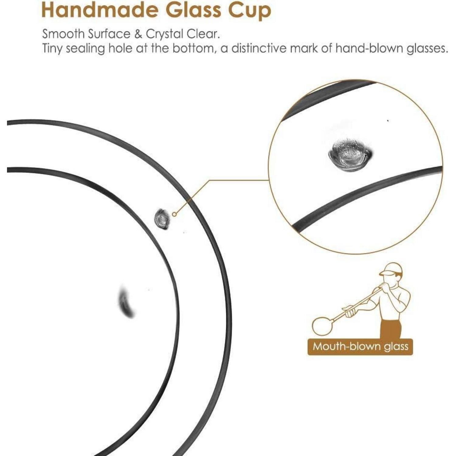 LuxusKollektion Latte-Macchiato-Glas Doppelwandige Latte Macchiato Gläser Set Borosilikatglas 6er Set 250ml