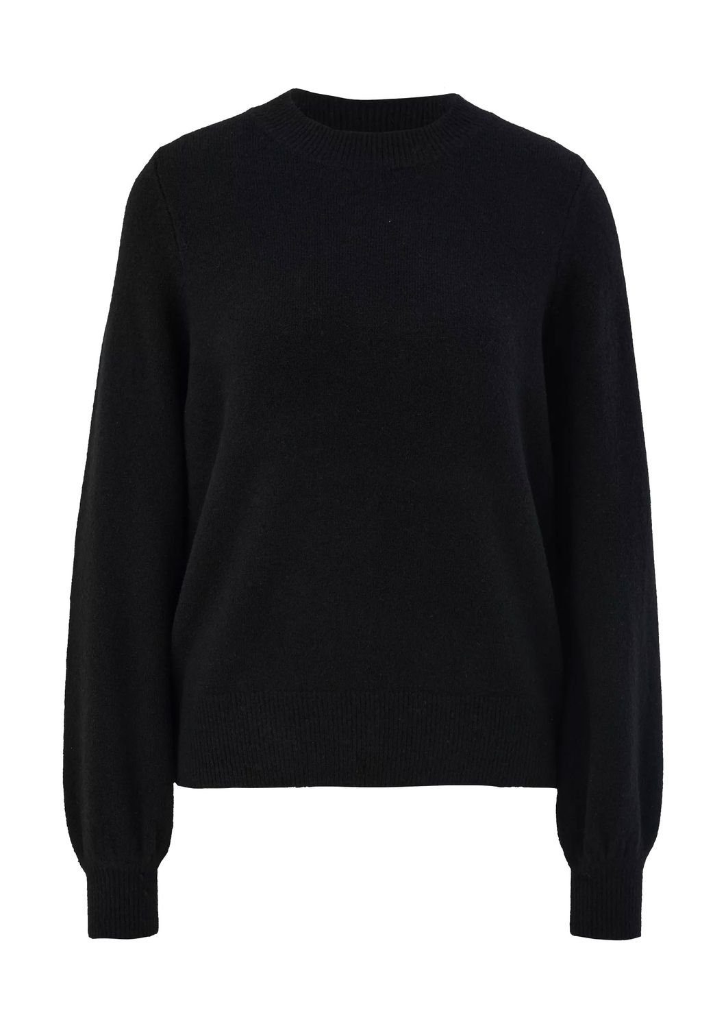 s.Oliver Rundhalspullover Basic (1-tlg) Woll-Mix, Rundhals-Ausschnitt, günstig online kaufen