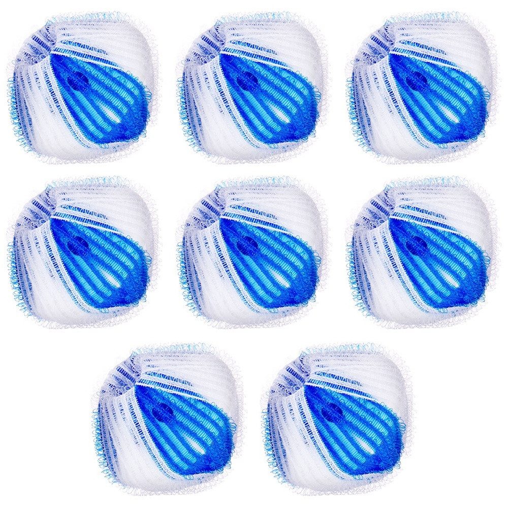 Ultra Clean Wäschenetz für Waschmaschine 3.5 cm Waschbälle zur Fussel,(8-St., 8 Waschbälle gegen Fusseln und Tierhaare), 8er-Set, wiederverwendbar