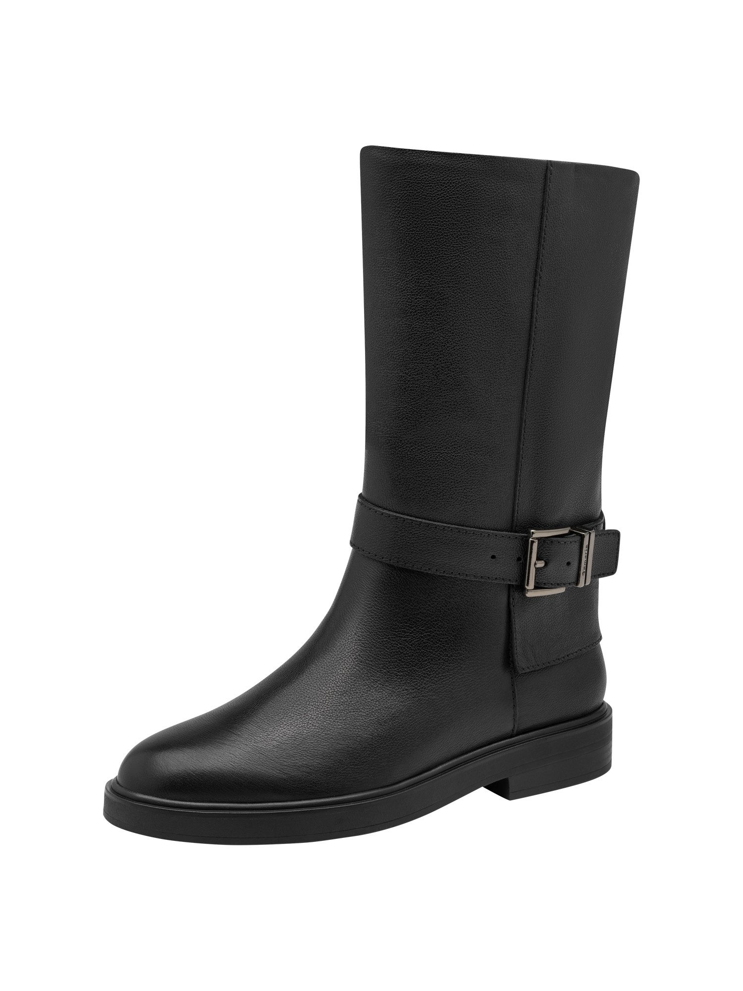 Tamaris ANTIslide, TOUCH-IT aus Leder kein Absatz Stiefelette ANTIslide
